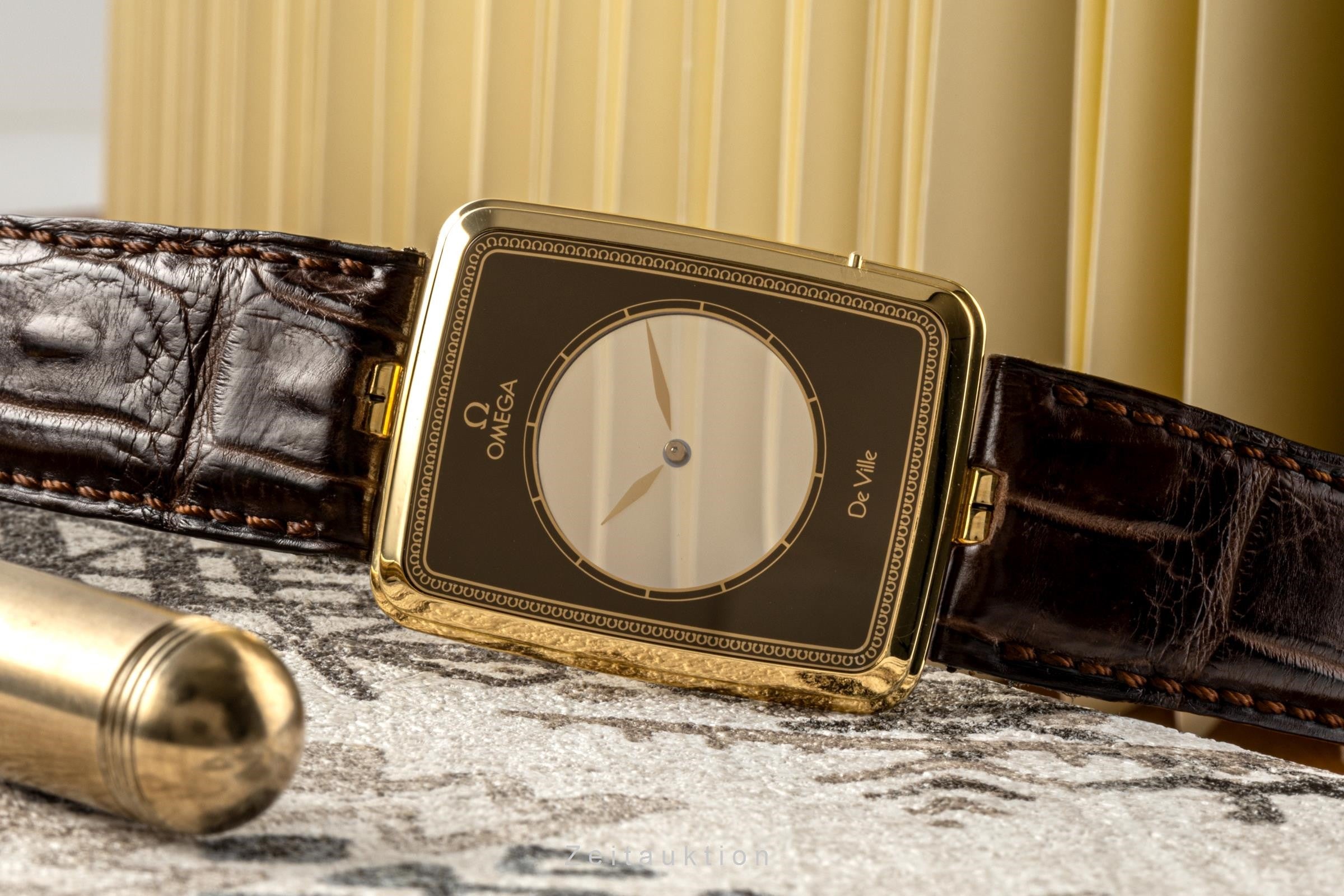 Omega La Magique 18 ct gold quartz men's watch 191.8523Z  [2207301]