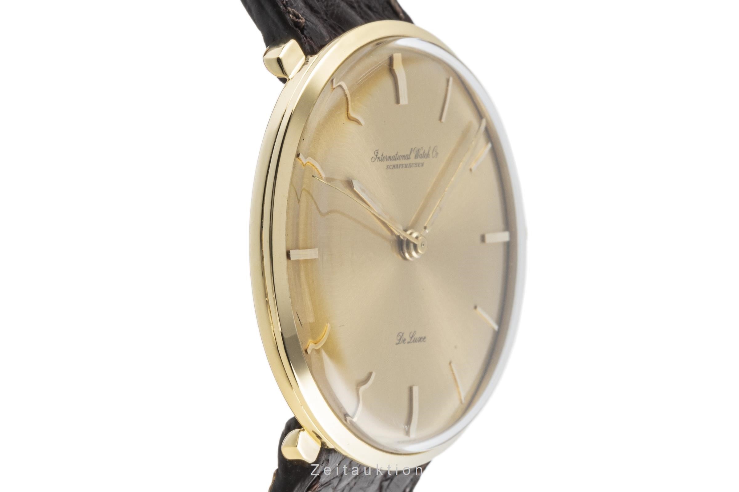 IWC De Luxe 18 ct gold manual winding men's watch  [2207306]