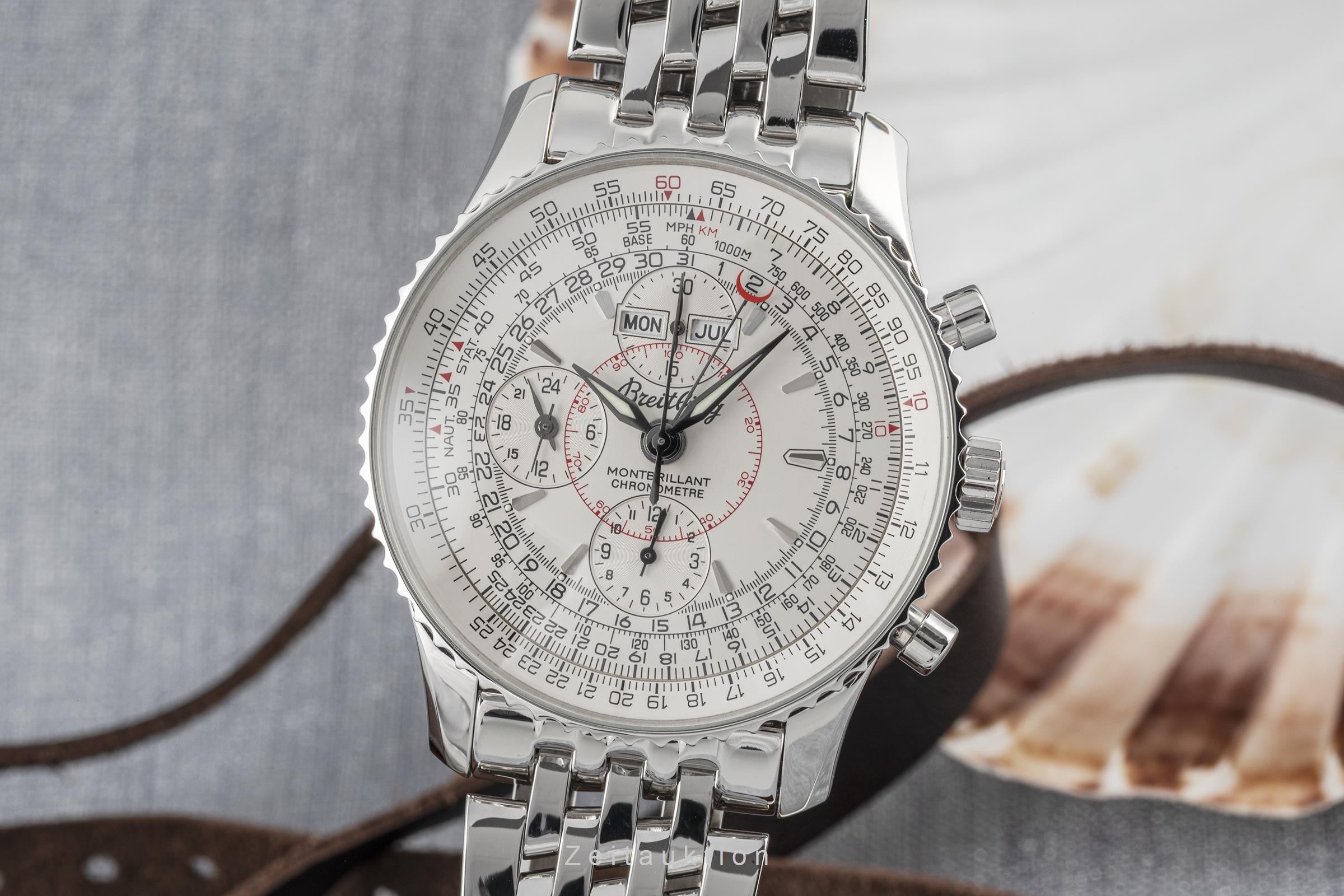 Breitling Montbrillant Datora chronograph steel automatic Kal. B21