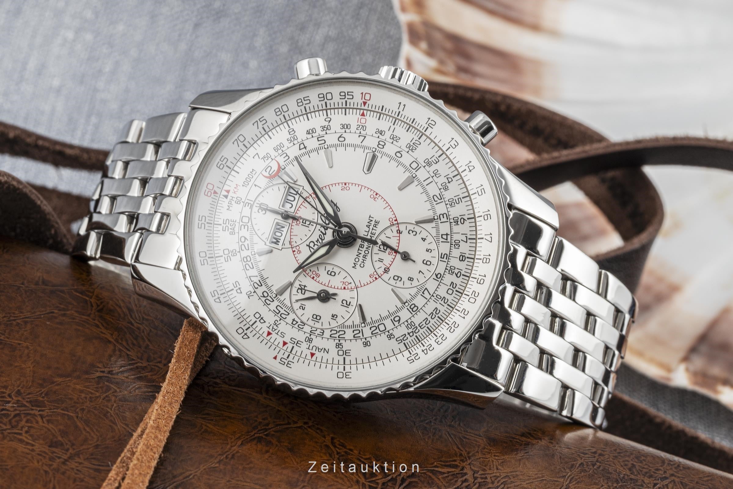 Breitling Montbrillant Datora chronograph steel automatic Kal. B21