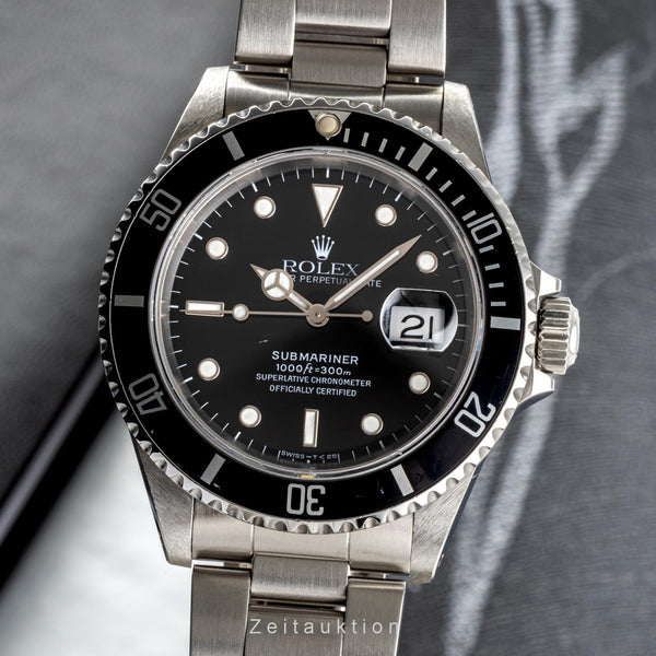 Rolex Submariner Date Oyster Perpetual Automatik Herrenuhr Edelstahl Ref. 16610 [2207349]