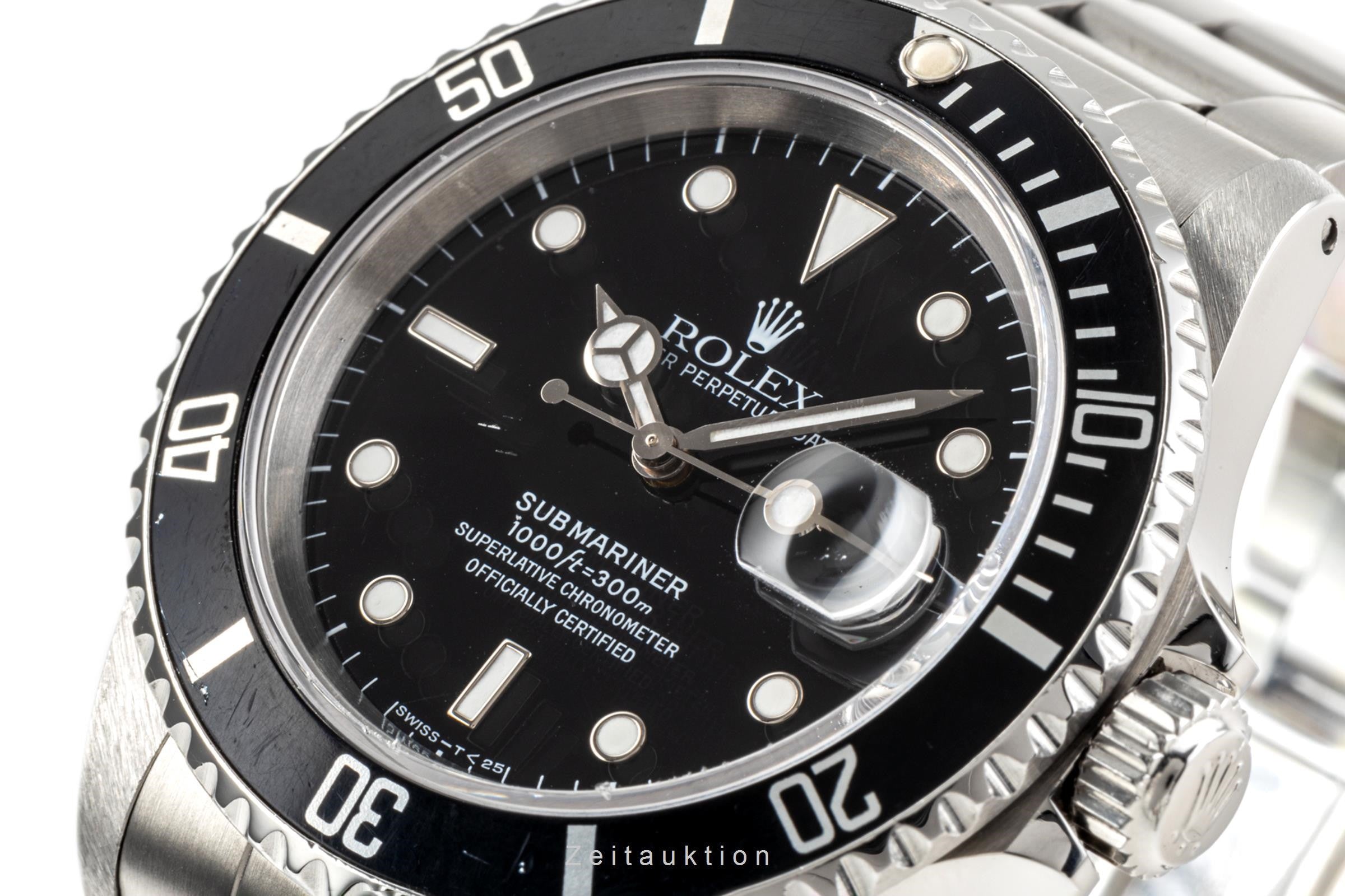 Rolex Submariner Date Oyster Perpetual Automatik Herrenuhr Edelstahl Ref. 16610 [2207349]