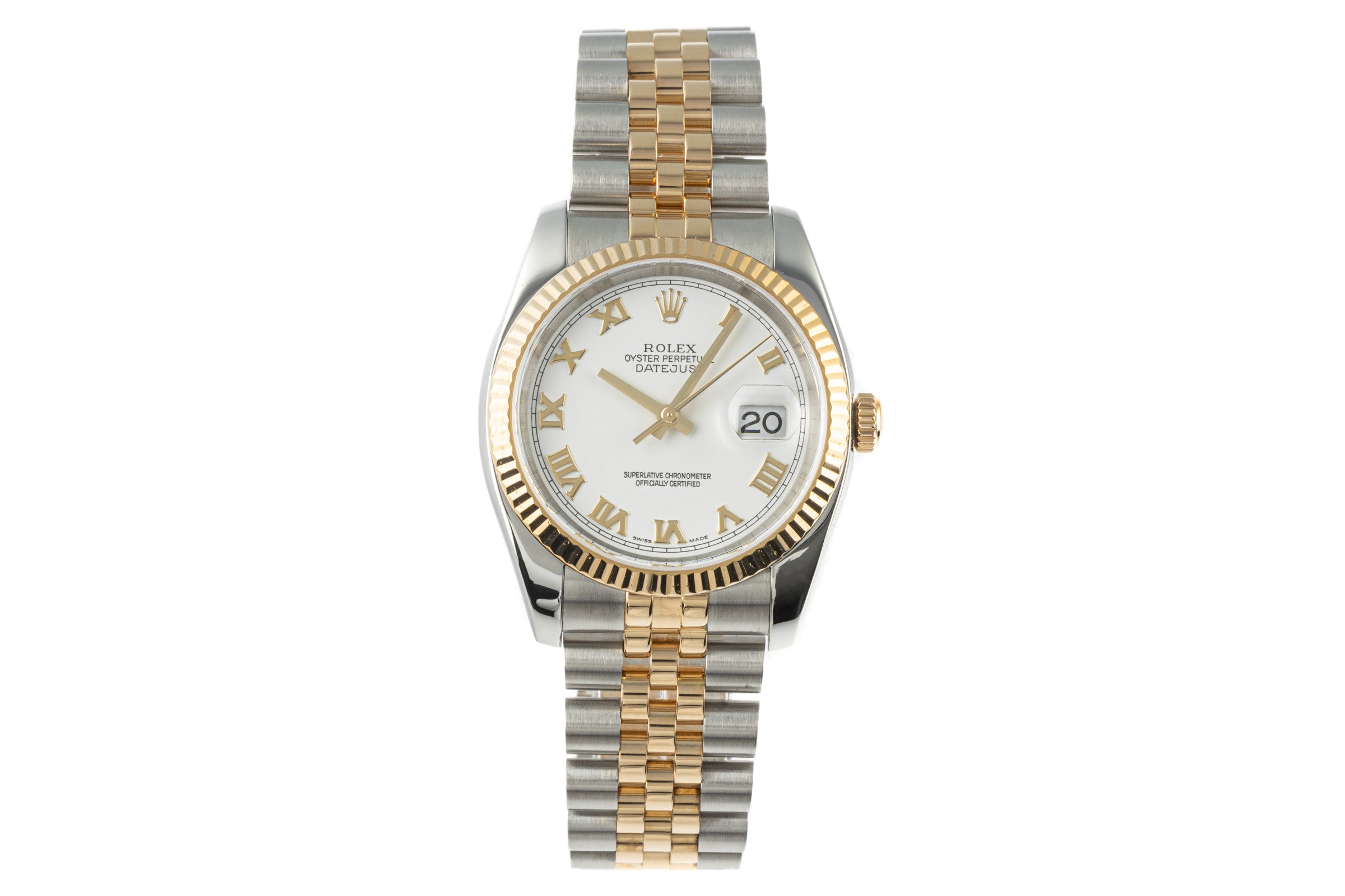 Rolex Datejust acciaio / oro automatismo orologio da uomo 116233  [2207357]