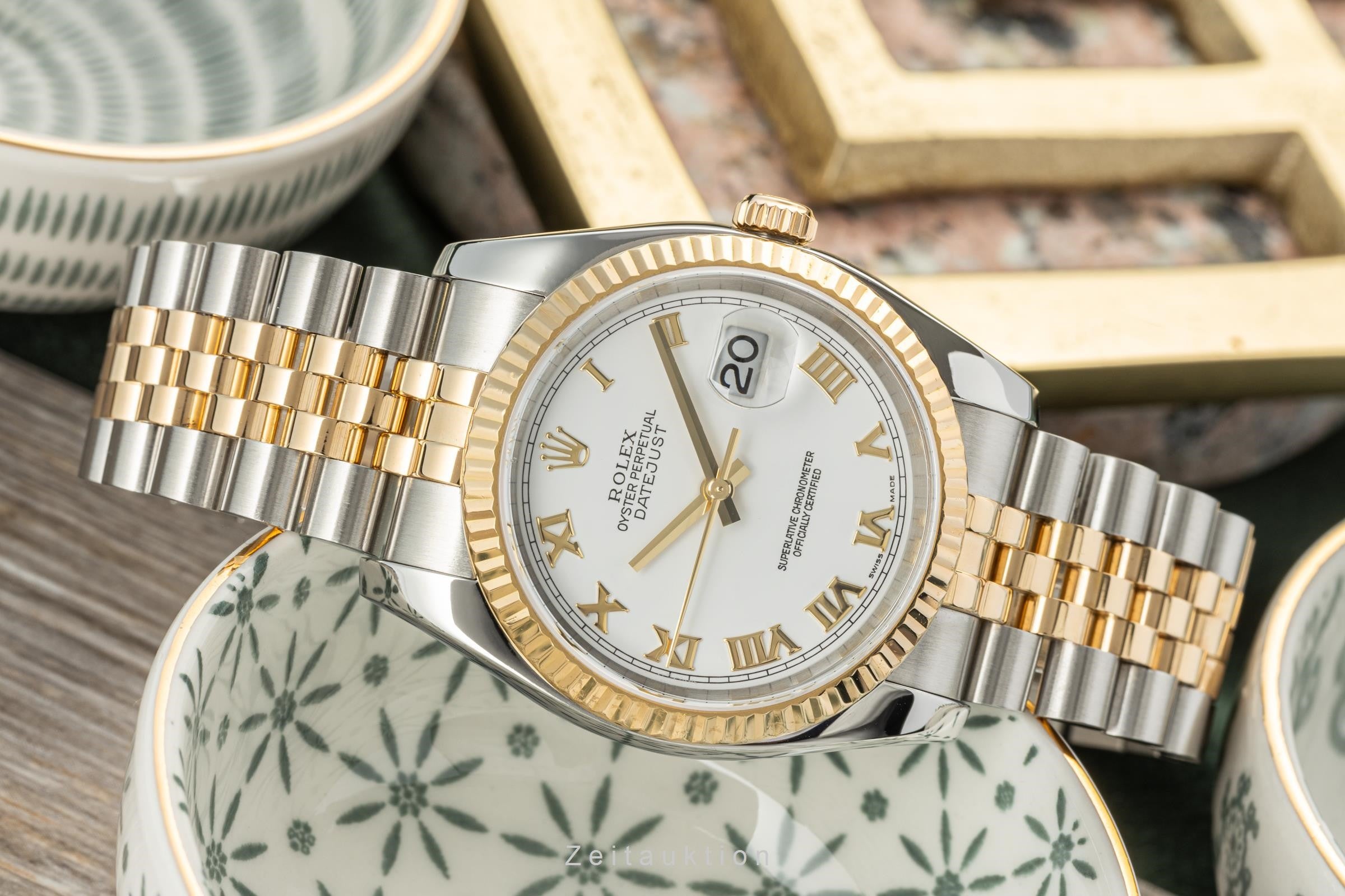 Rolex Datejust acciaio / oro automatismo orologio da uomo 116233  [2207357]