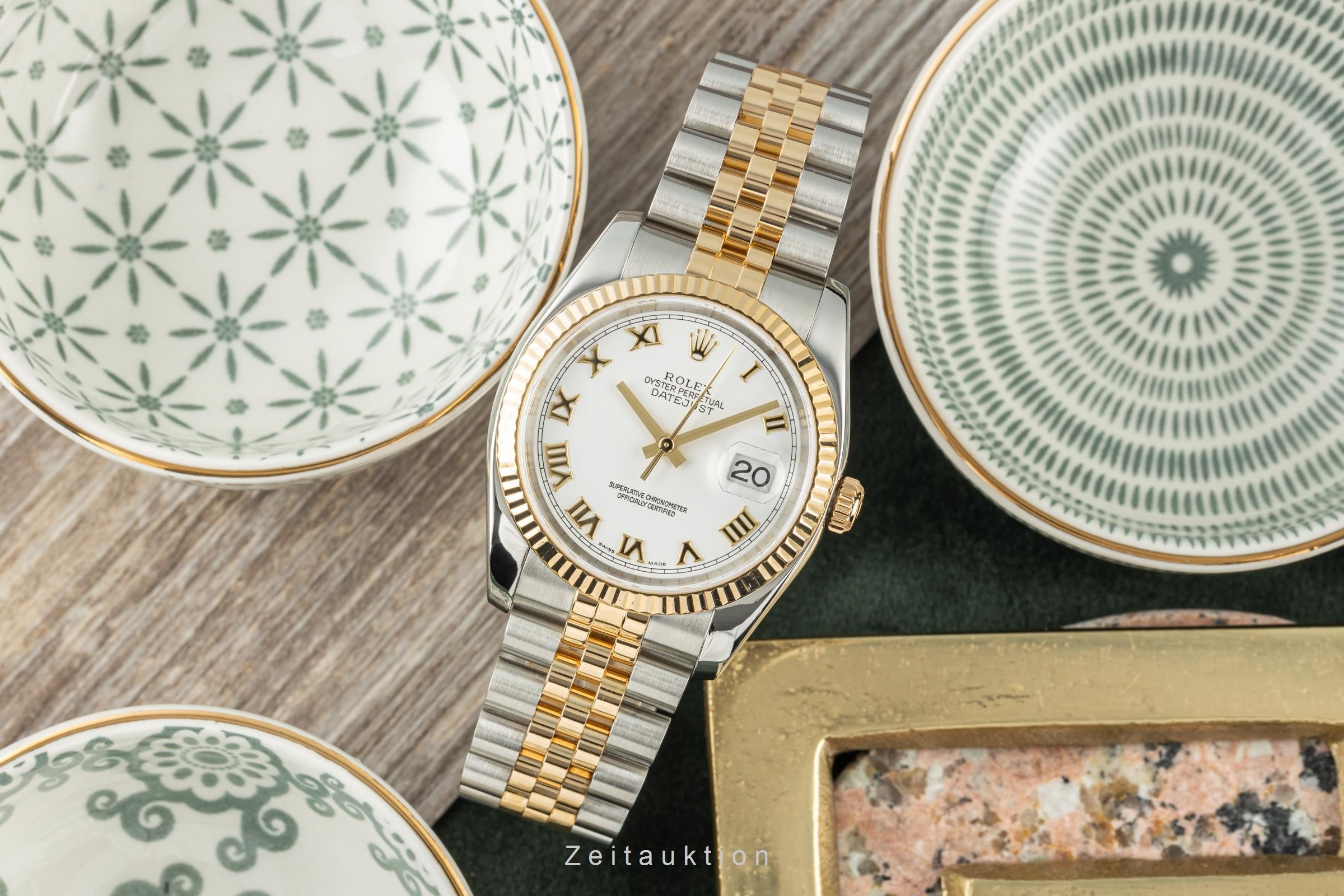 Rolex Datejust acciaio / oro automatismo orologio da uomo 116233  [2207357]