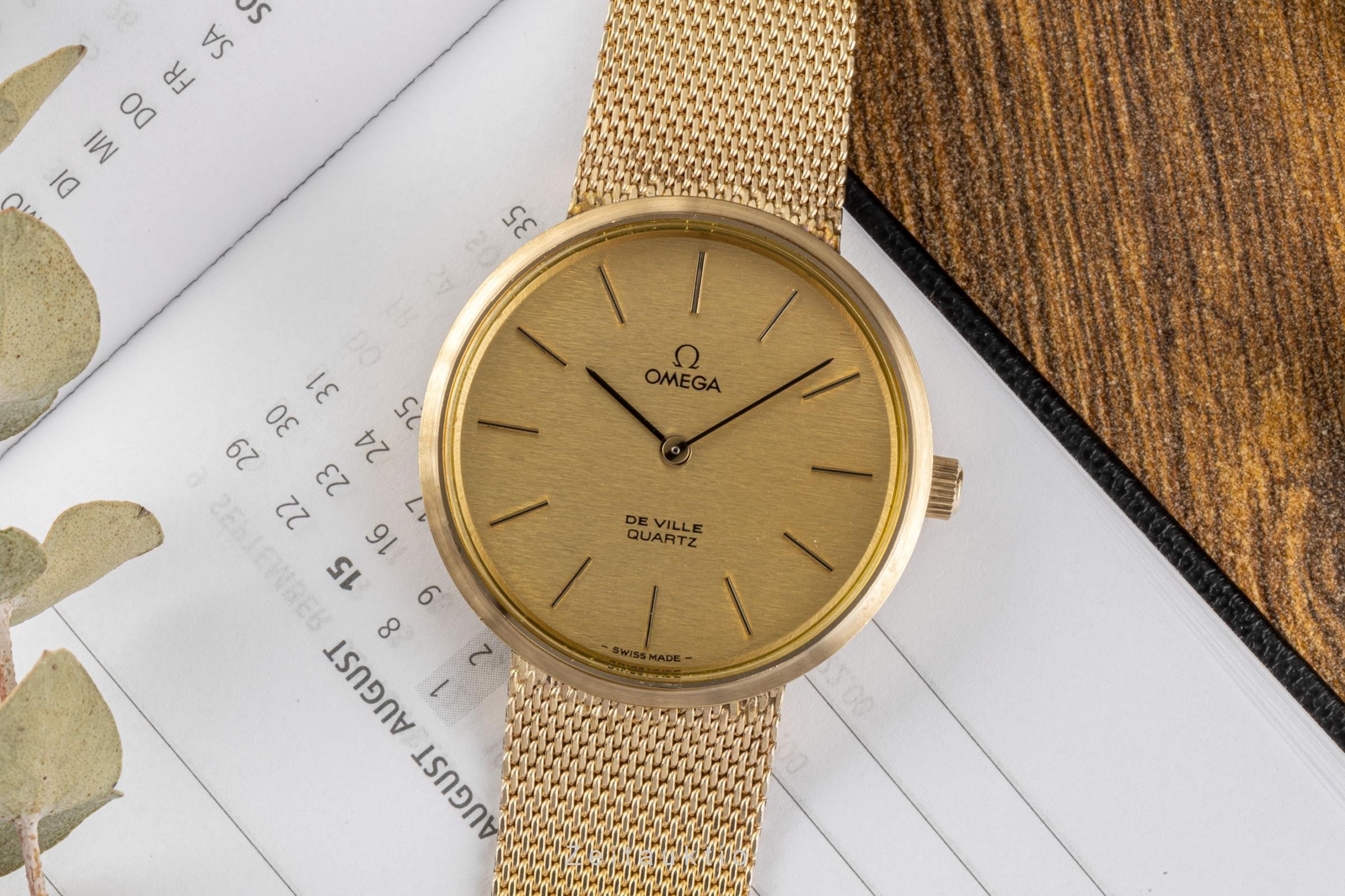 20 刻印】OMEGA De Ville QUARTZ 1330 オメガ デビル クォーツ