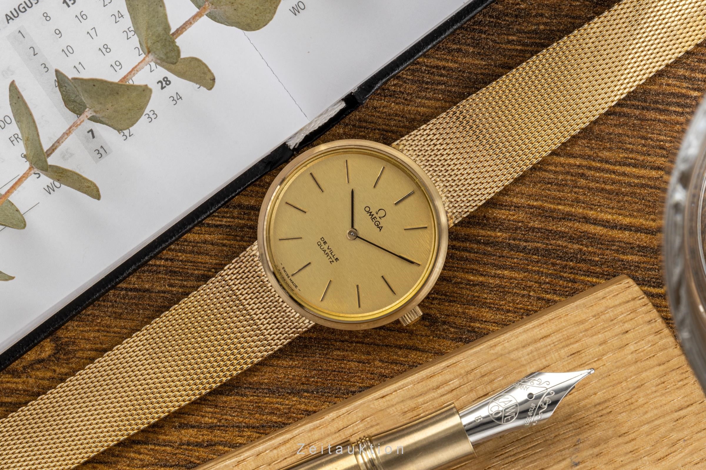 Omega De Ville gold-plated quartz Kal. 1330 Ref. 3910015.1
