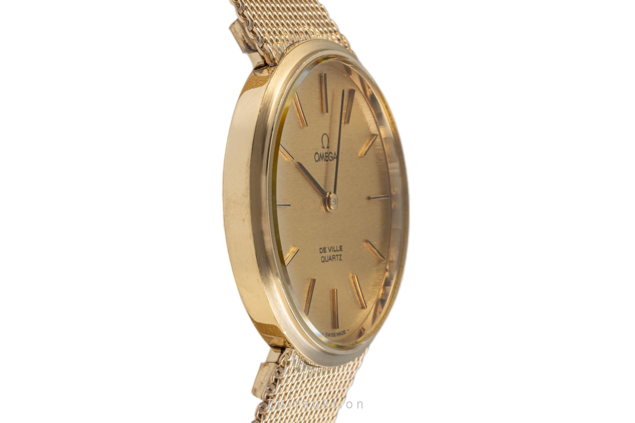 Omega De Ville gold-plated quartz men's watch 3910015.1/1910034.1  [2207358]