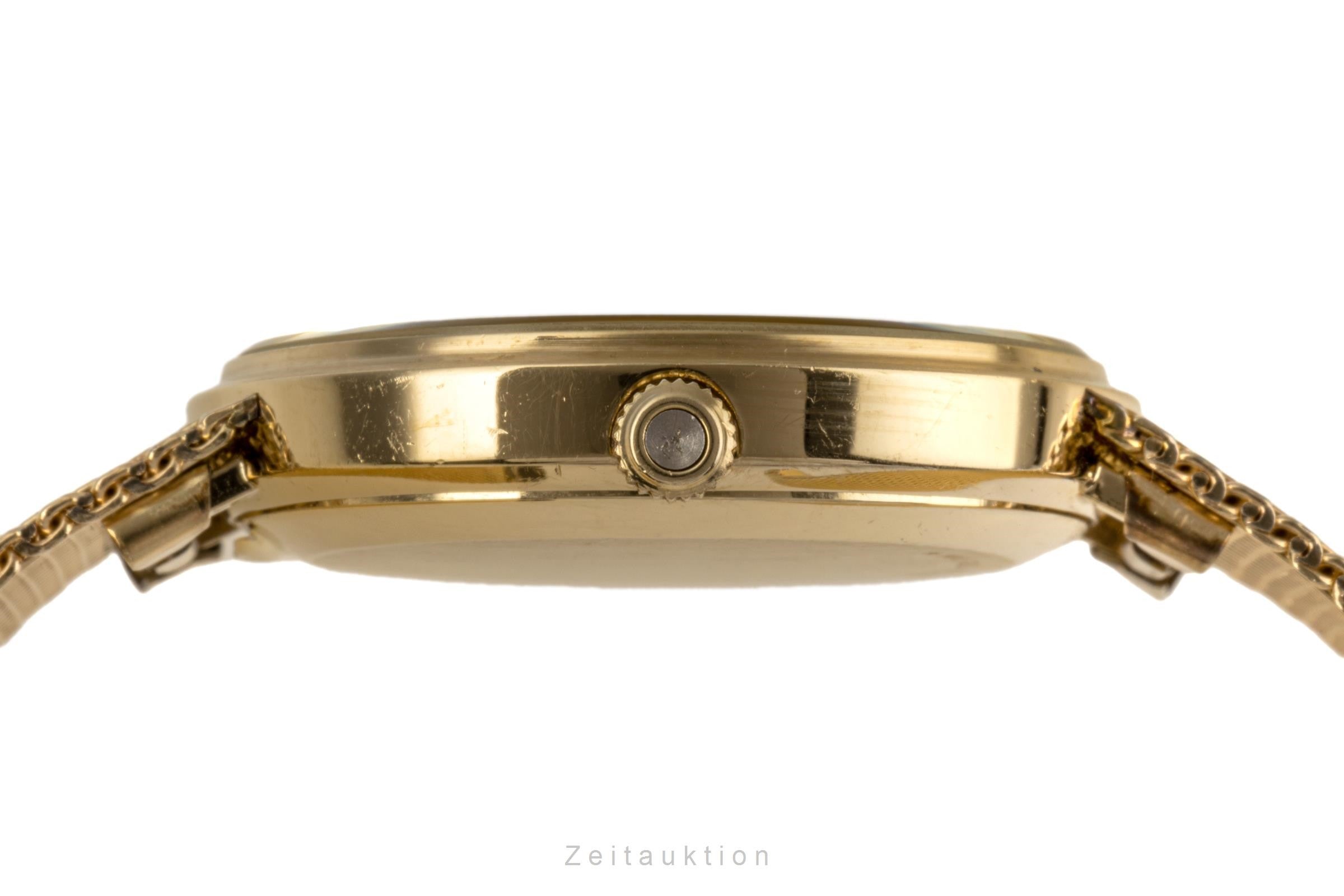 Omega De Ville gold-plated quartz men's watch 3910015.1/1910034.1  [2207358]