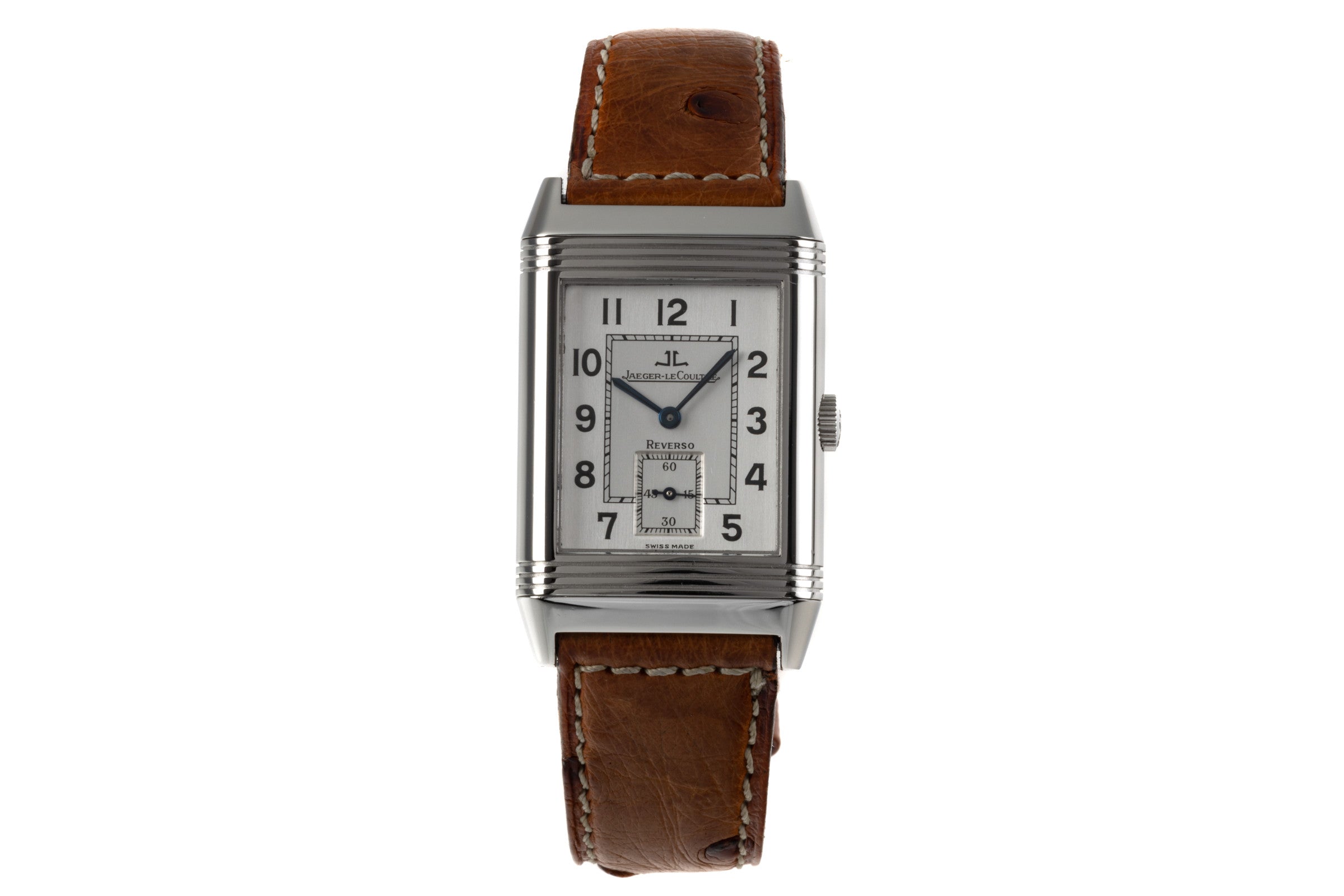 Jaeger LeCoultre Reverso acier à remontage manuel montre pour hommes 270.8.62, Q2708410 LP: 7500EUR  [2207396]
