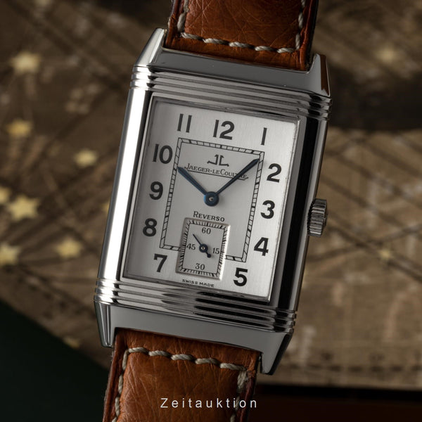 Jaeger LeCoultre Reverso acier à remontage manuel montre pour hommes 270.8.62, Q2708410 LP: 7500EUR  [2207396]