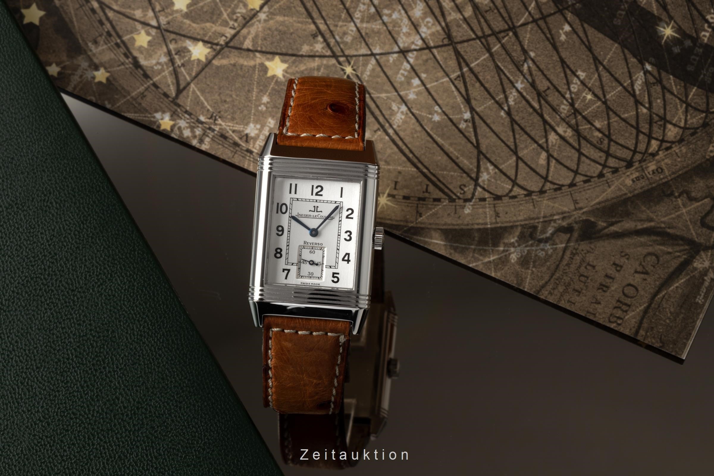 Jaeger LeCoultre Reverso acier à remontage manuel montre pour hommes 270.8.62, Q2708410 LP: 7500EUR  [2207396]