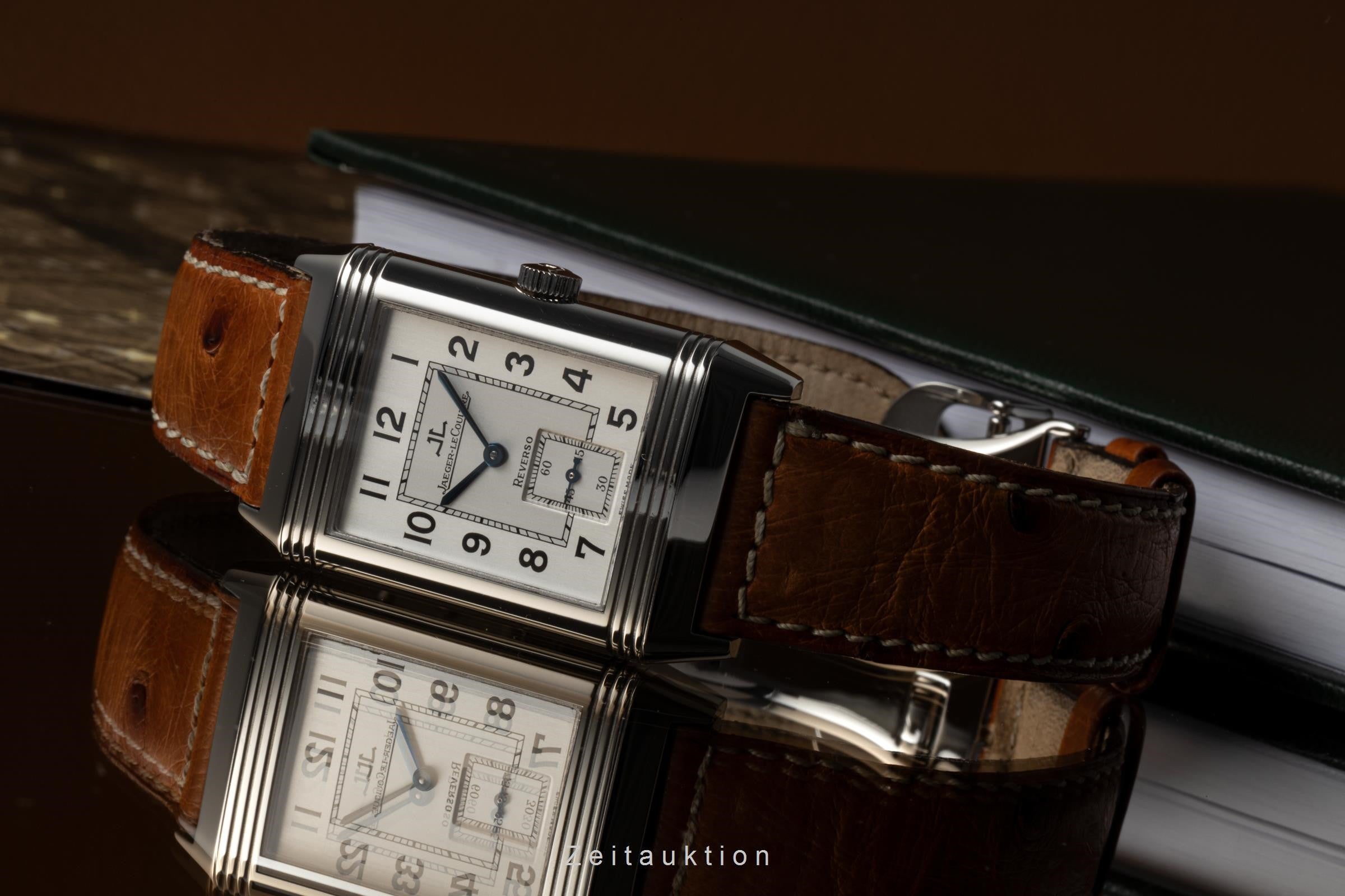 Jaeger LeCoultre Reverso acier à remontage manuel montre pour hommes 270.8.62, Q2708410 LP: 7500EUR  [2207396]