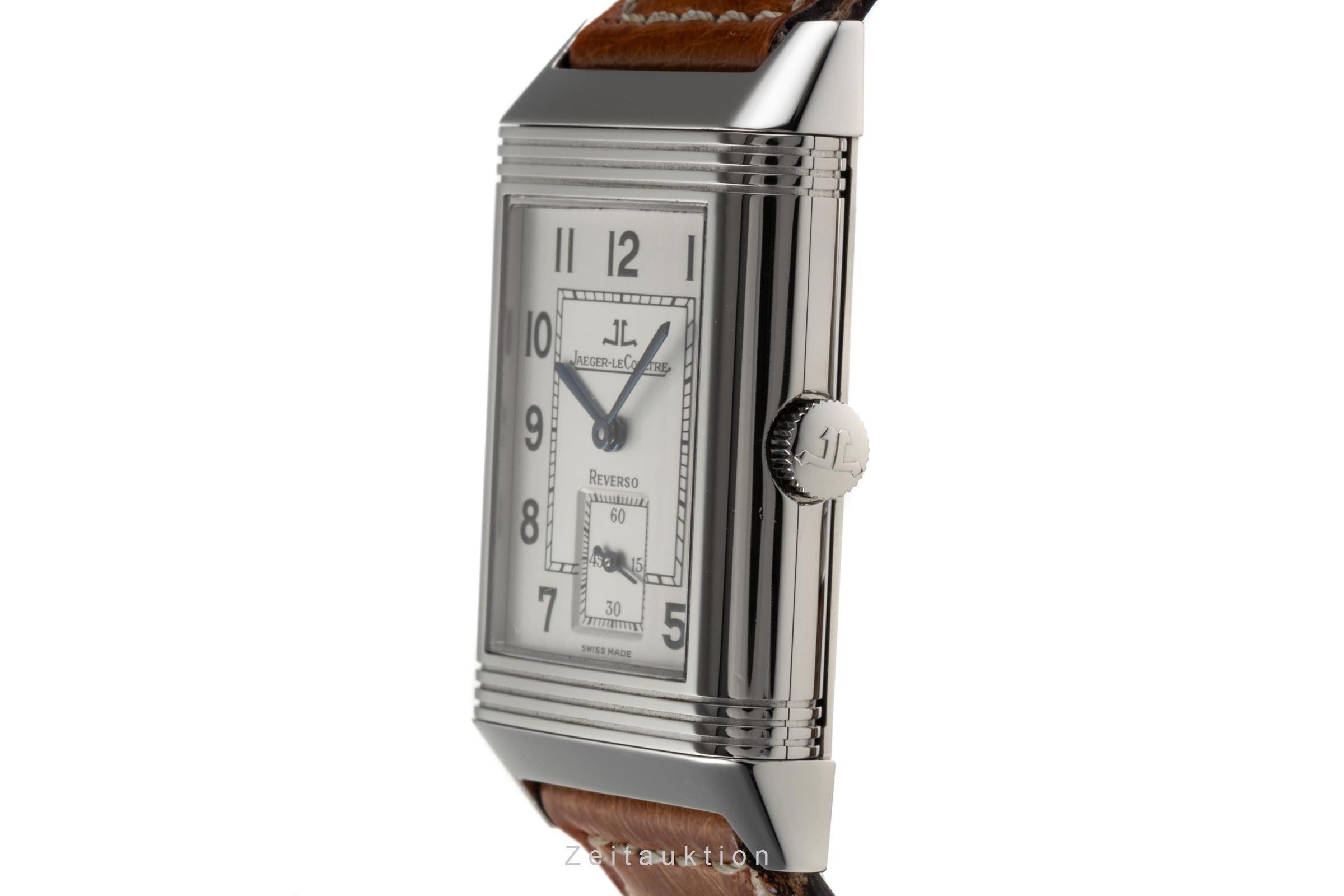 Jaeger LeCoultre Reverso acier à remontage manuel montre pour hommes 270.8.62, Q2708410 LP: 7500EUR  [2207396]