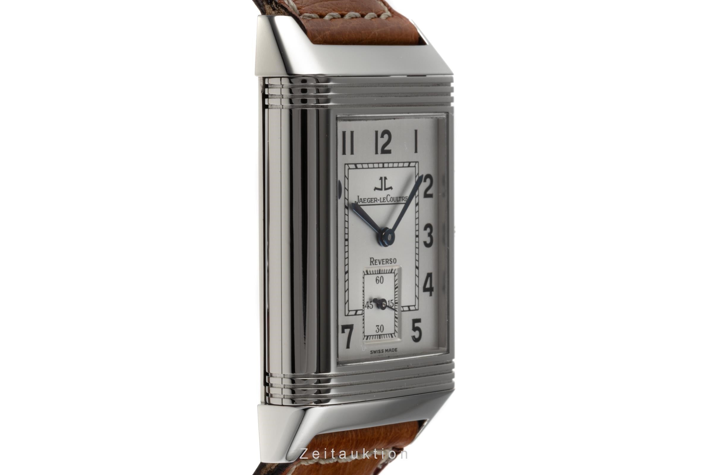 Jaeger LeCoultre Reverso acier à remontage manuel montre pour hommes 270.8.62, Q2708410 LP: 7500EUR  [2207396]