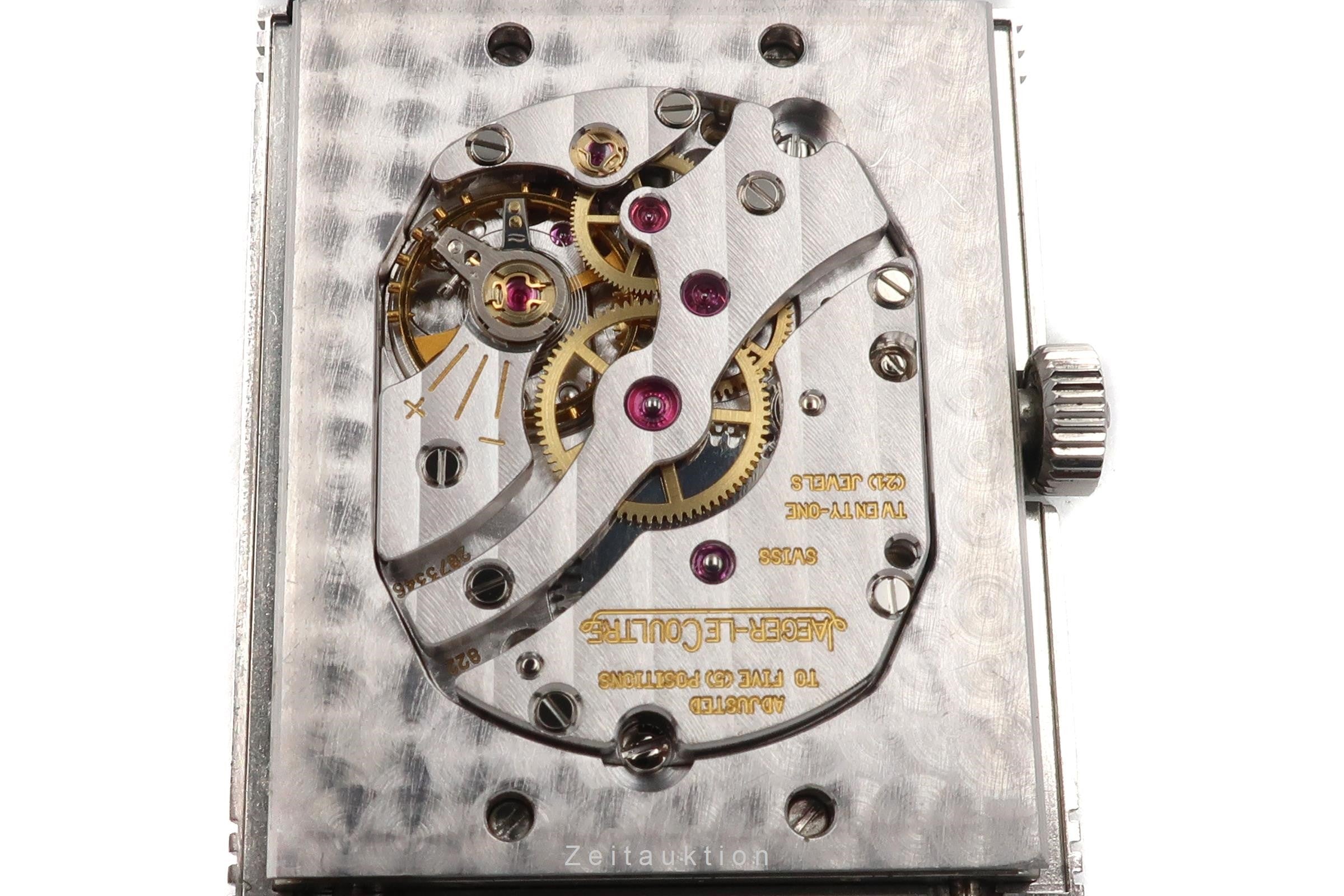 Jaeger LeCoultre Reverso acier à remontage manuel montre pour hommes 270.8.62, Q2708410 LP: 7500EUR  [2207396]