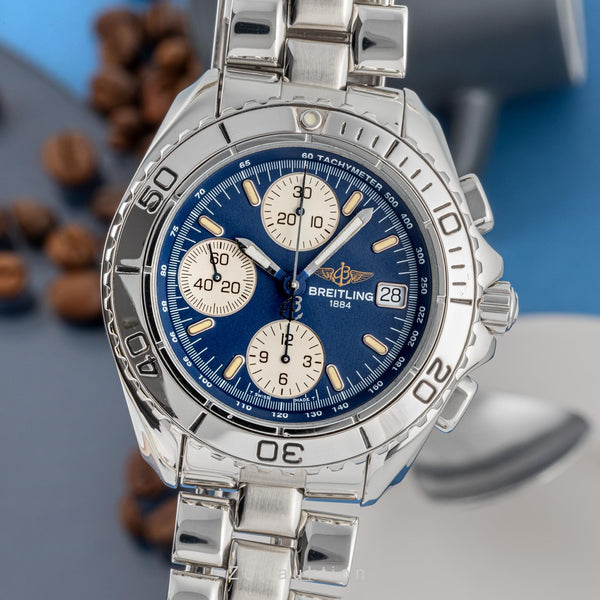 Breitling Shark chronographe acier automatique montre pour hommes A13051  [2207431]