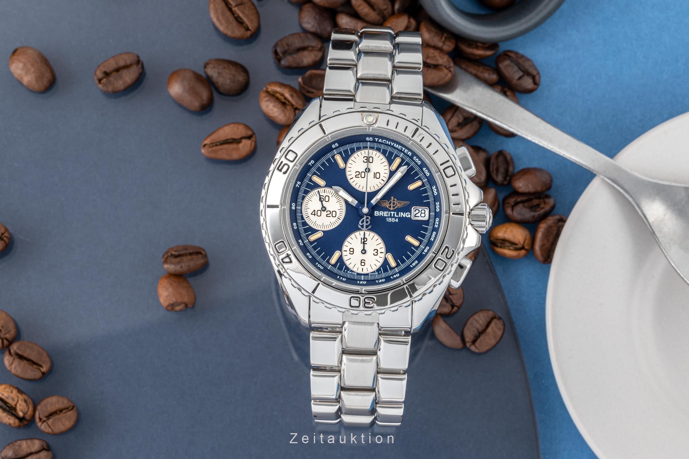 Breitling Shark chronographe acier automatique montre pour hommes A13051  [2207431]