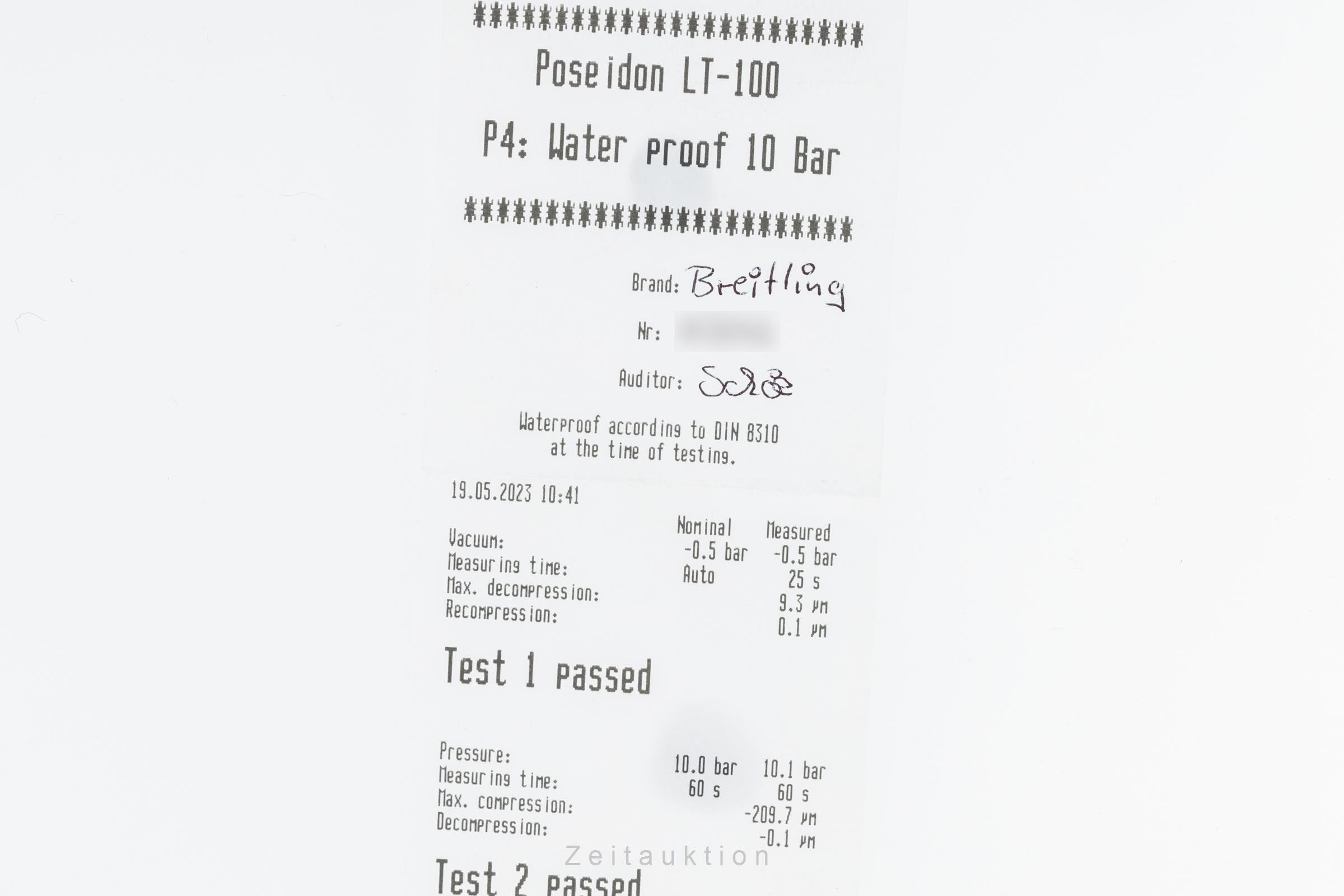 Breitling Shark chronographe acier automatique montre pour hommes A13051  [2207431]