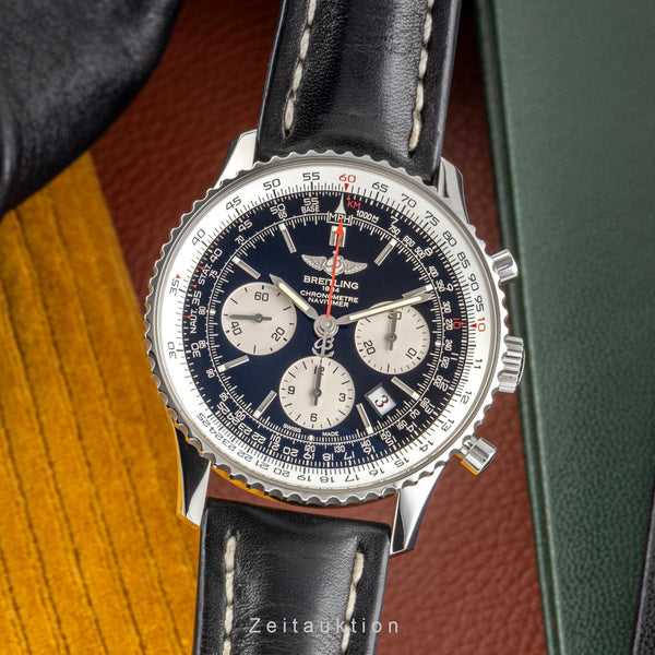 Breitling Navitimer 43 Chronograph Stahl Automatik Herrenuhr AB0121 Limited B&P [2207439]