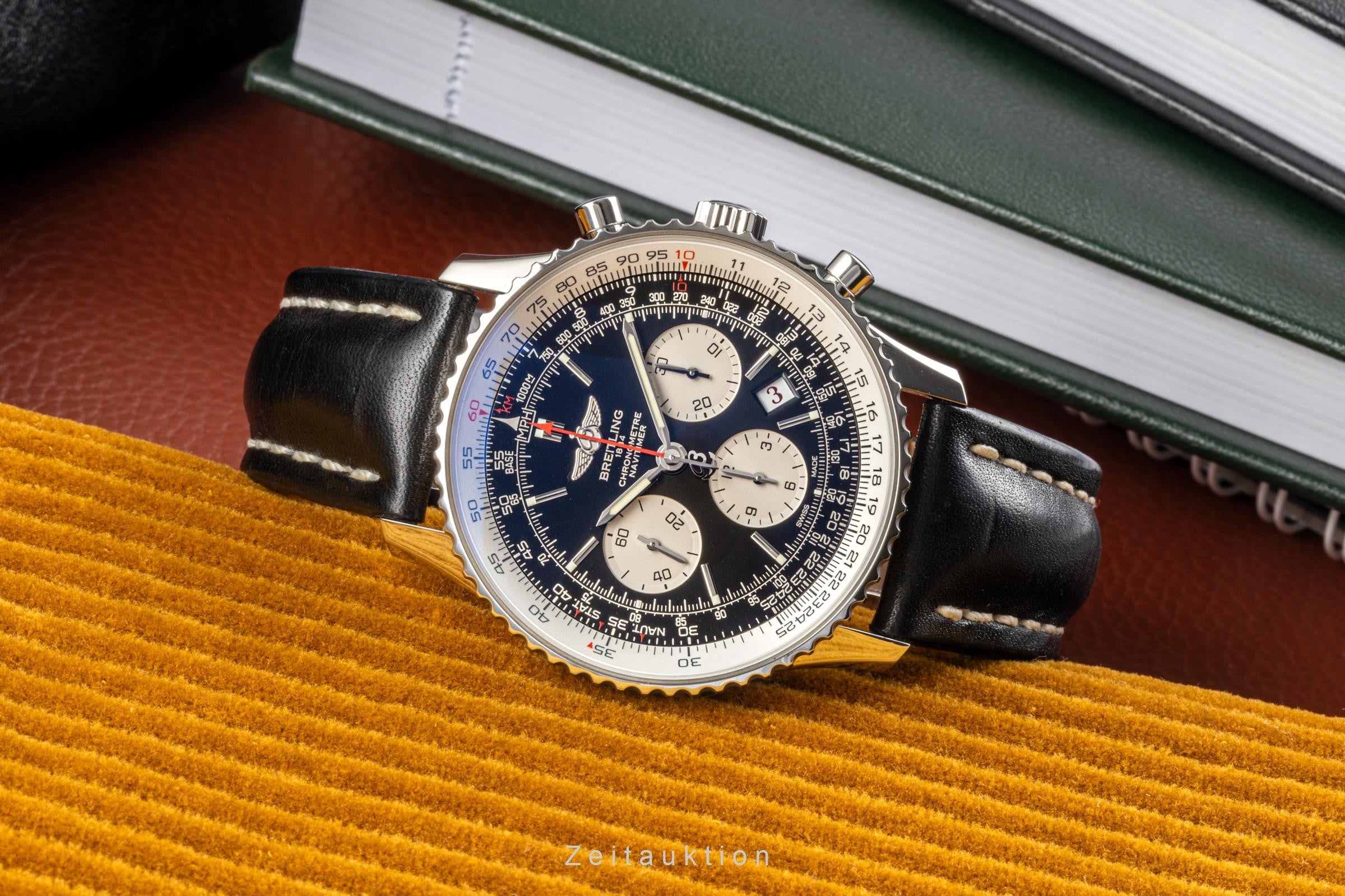 Breitling Navitimer 43 Chronograph Stahl Automatik Herrenuhr AB0121 Limited B&P [2207439]