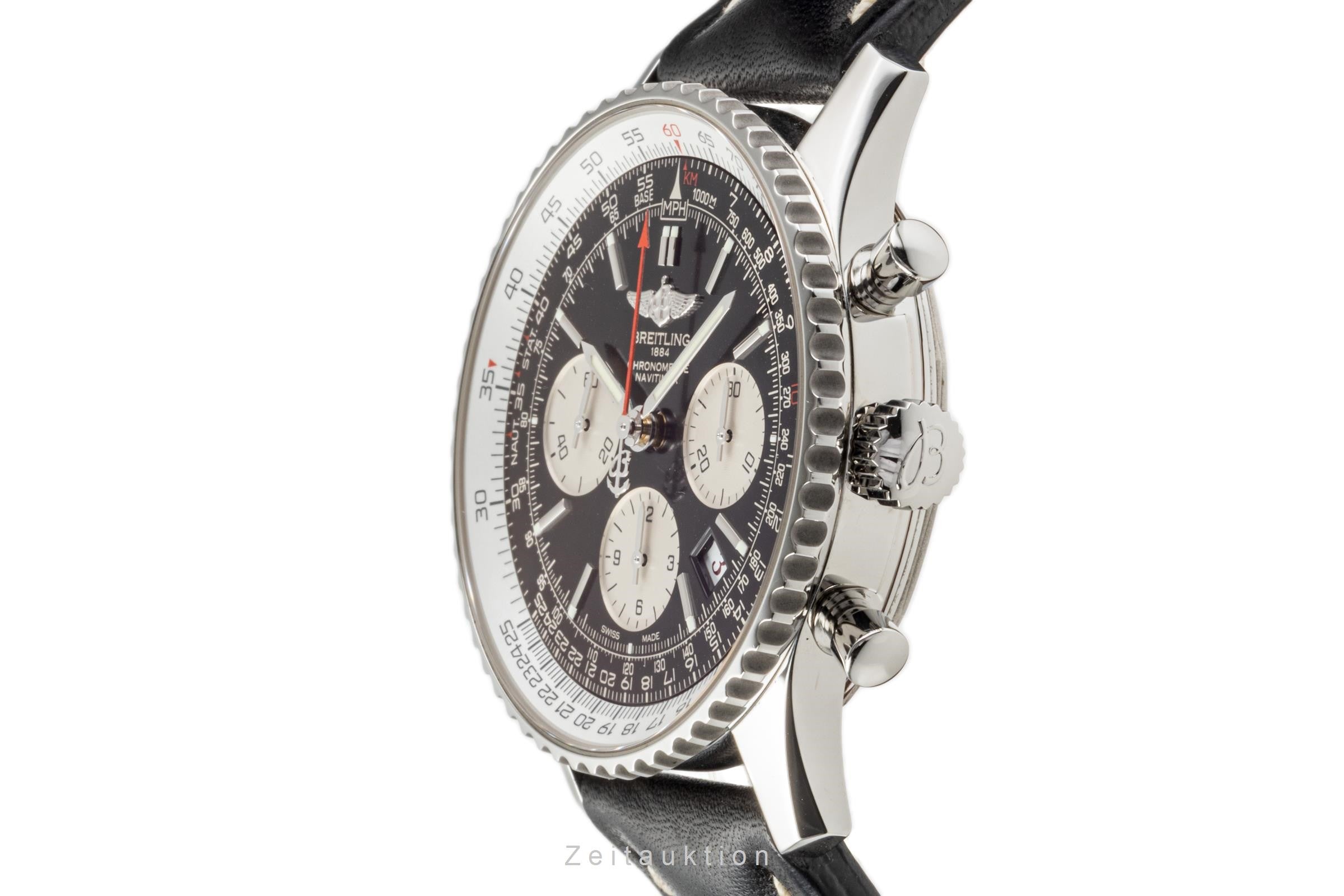 Breitling Navitimer 43 Chronograph Stahl Automatik Herrenuhr AB0121 Limited B&P [2207439]