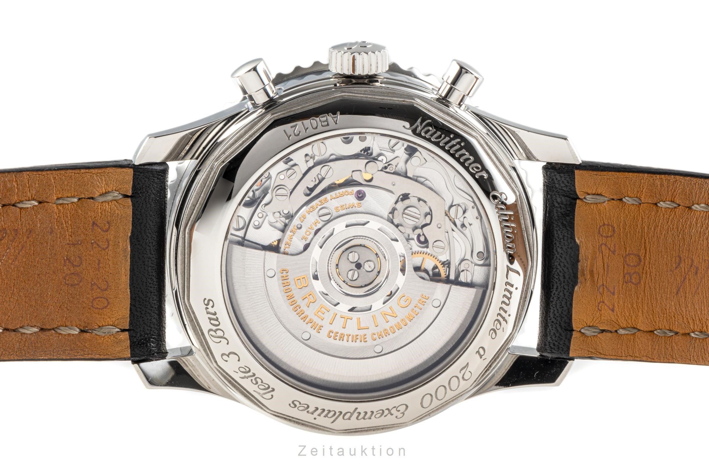 Breitling Navitimer 43 Chronograph Stahl Automatik Herrenuhr AB0121 Limited B&P [2207439]
