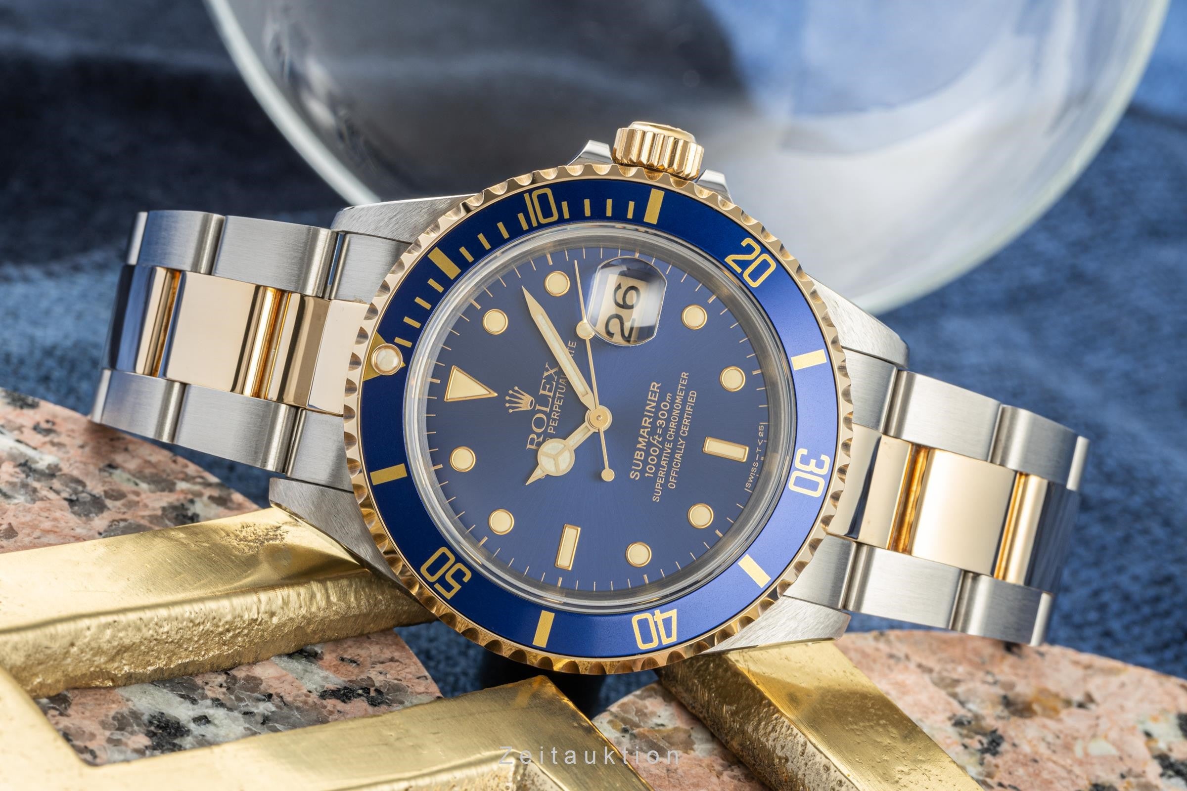 Rolex Submariner steel / gold automatic Kal. 3135 Ref. 16613