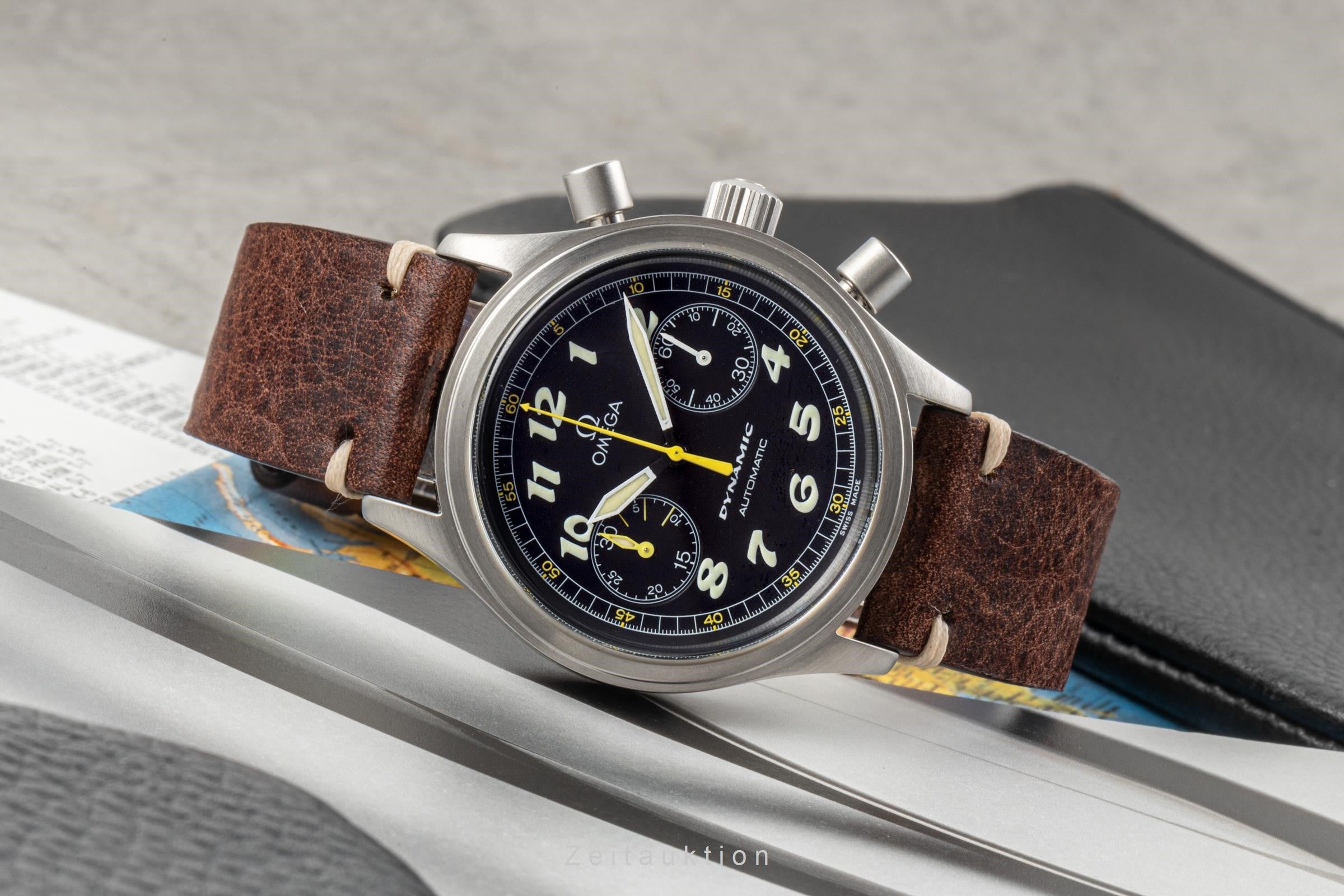 Omega Dynamic chronograph steel automatic men's watch 175.0310, 5290.50.07  [2207465]