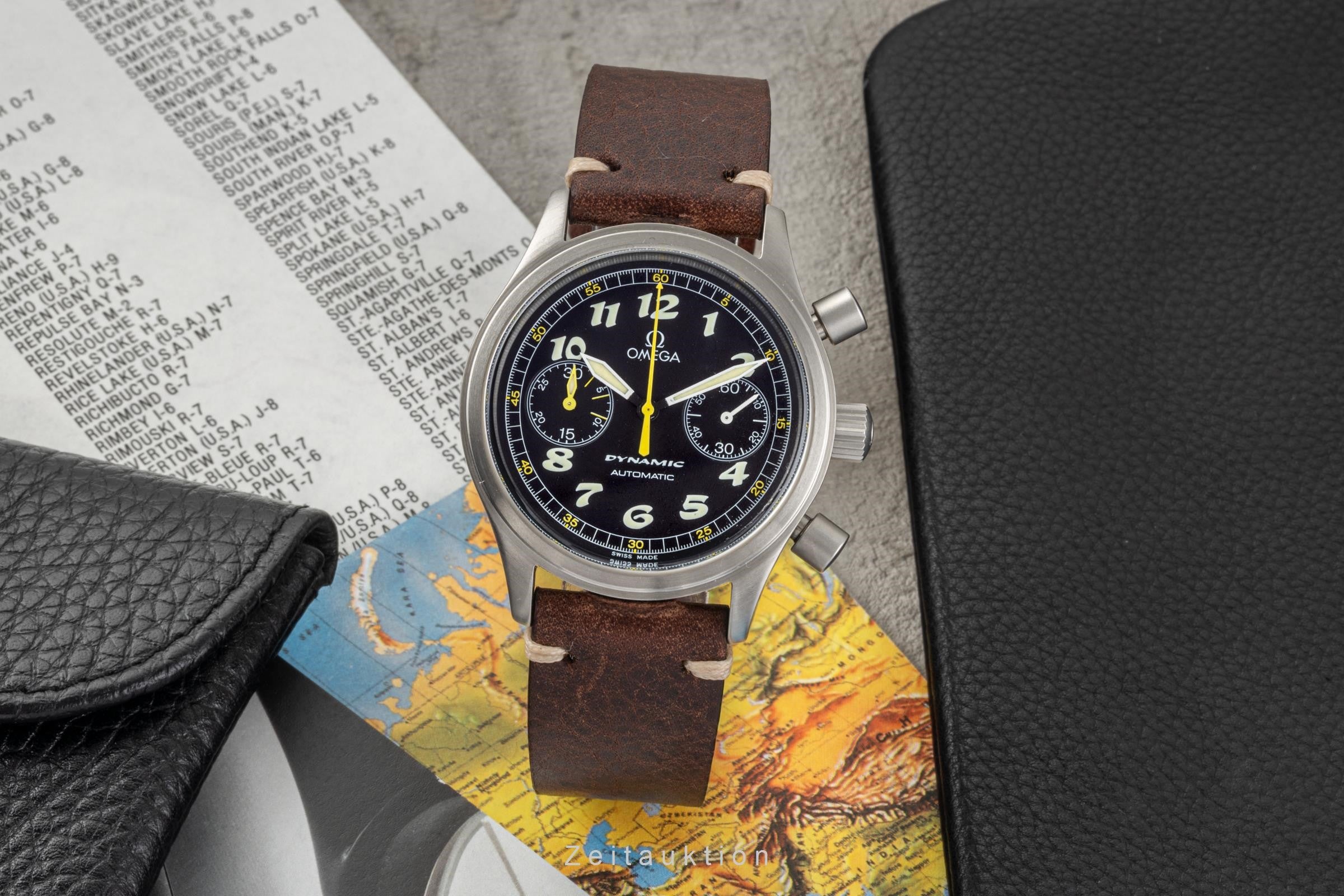 Omega Dynamic chronograph steel automatic men's watch 175.0310, 5290.50.07  [2207465]