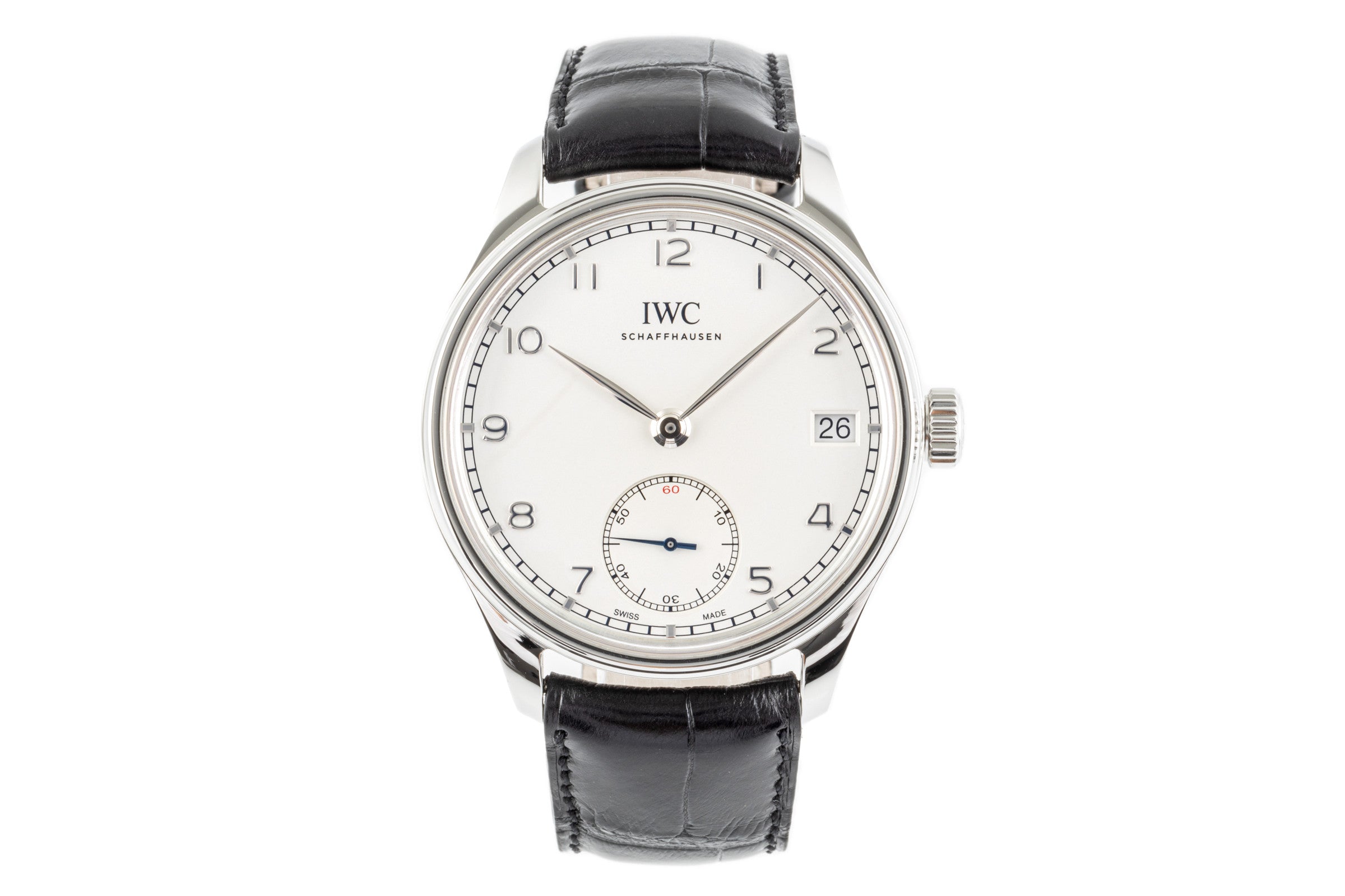 IWC Portugieser 8 Tage Handaufzug Herrenuhr Ref. IW510203 Papiere 2013 [2207518]