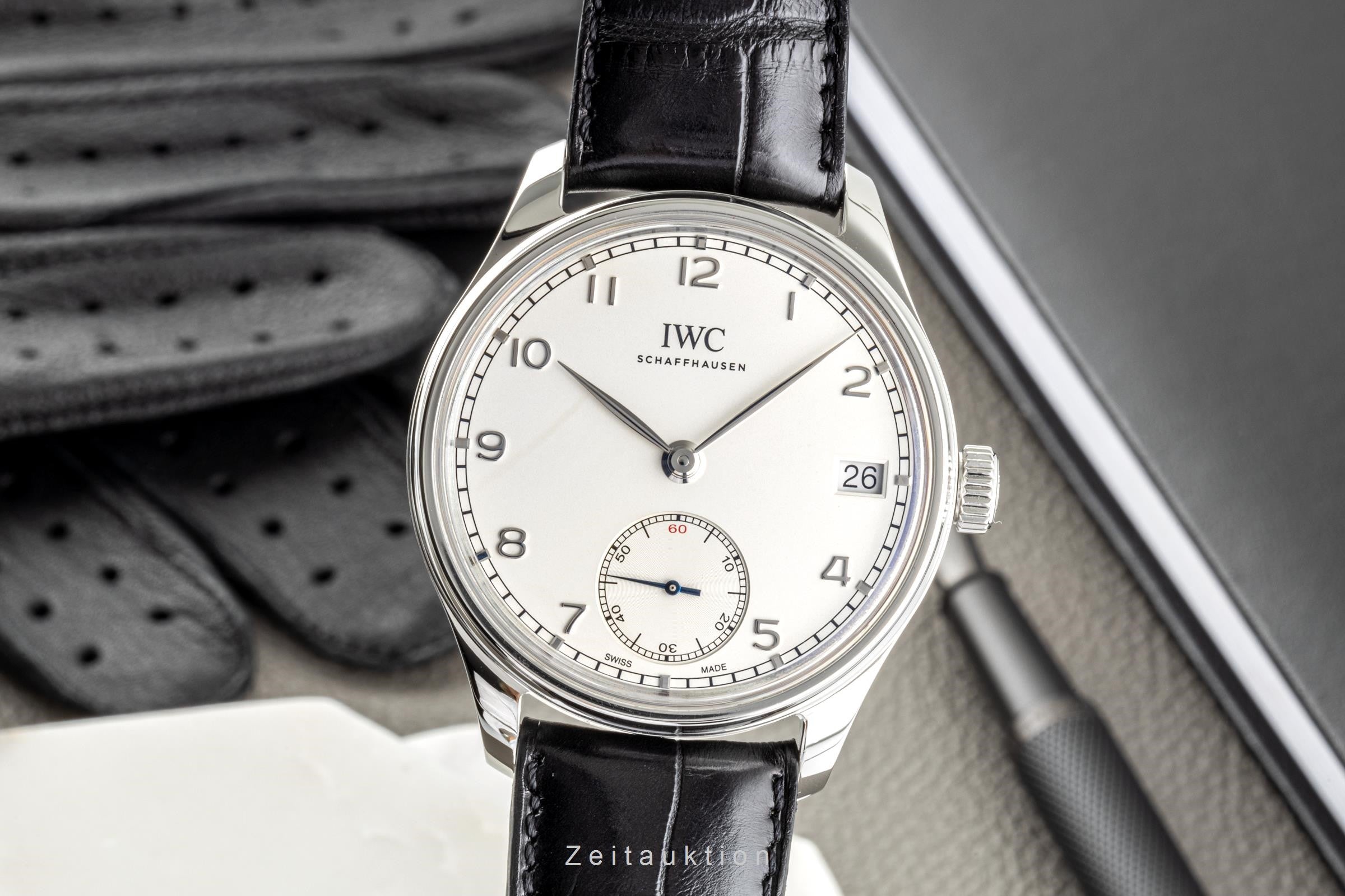 IWC Portugieser acciaio carica manuale orologio da uomo IW510203  [2207518]