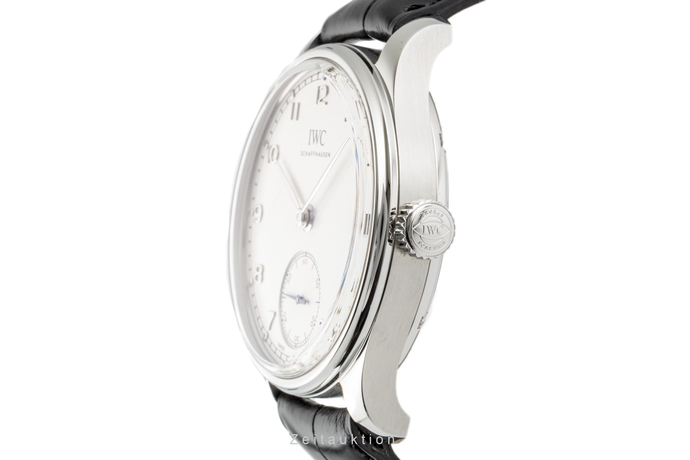 IWC Portugieser 8 Tage Handaufzug Herrenuhr Ref. IW510203 Papiere 2013 [2207518]