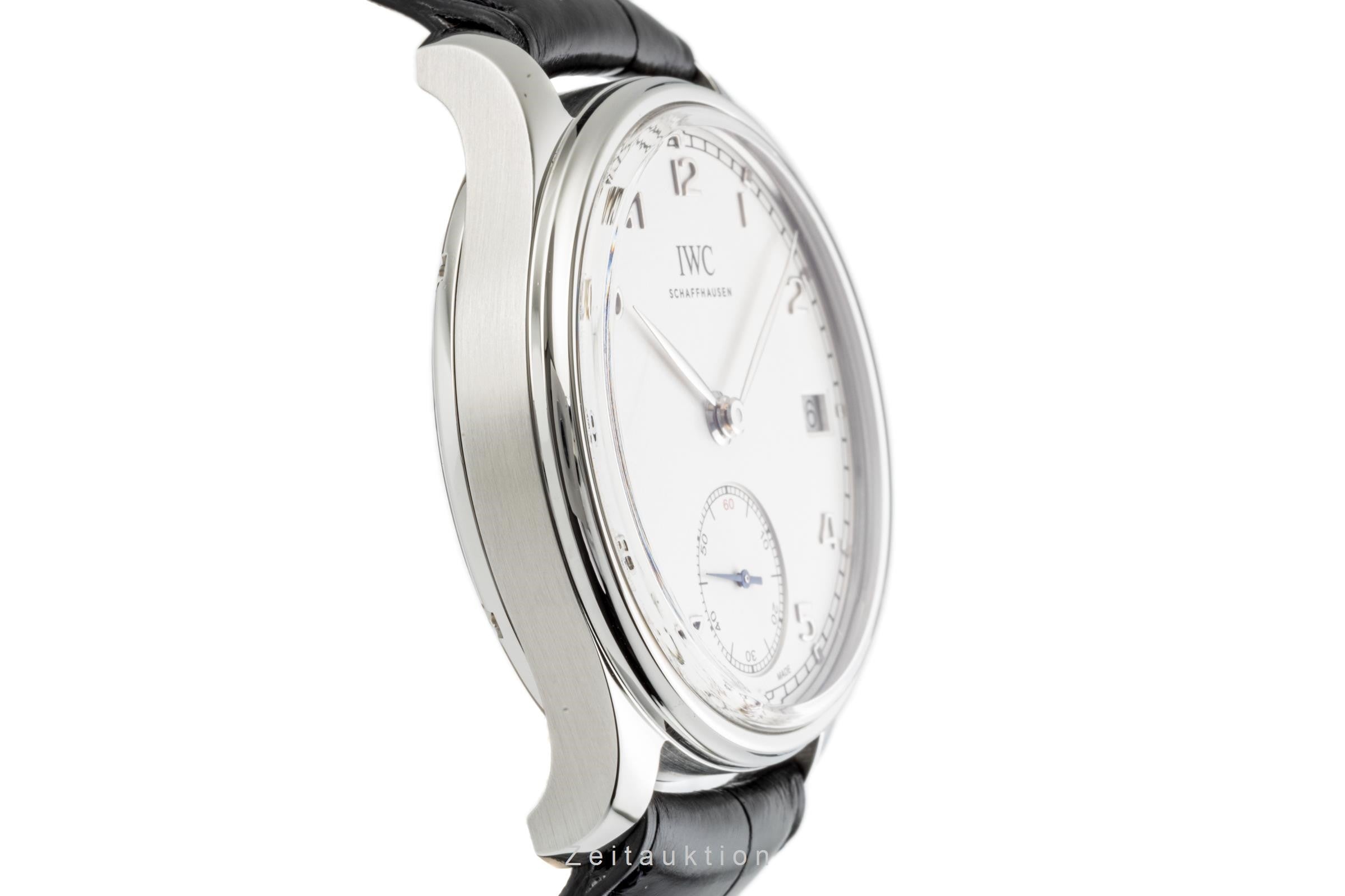 IWC Portugieser 8 Tage Handaufzug Herrenuhr Ref. IW510203 Papiere 2013 [2207518]