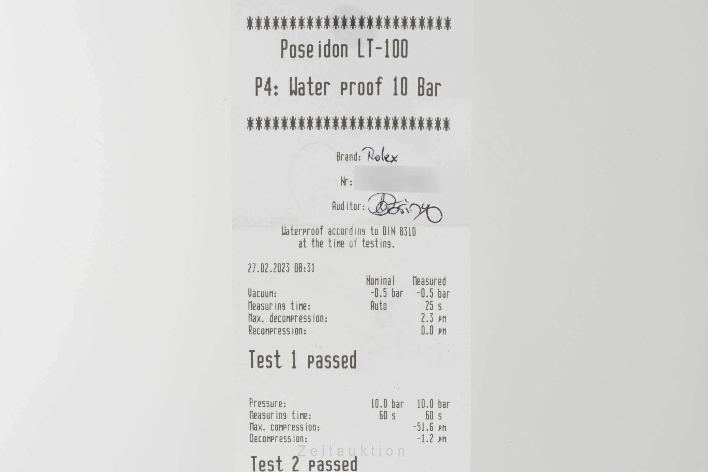 Rolex Datejust acciaio automatismo orologio da uomo 126200  [2207525]