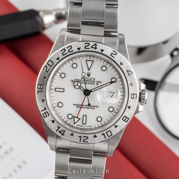 Rolex Explorer II steel automatic men's watch 16570  [2207526]