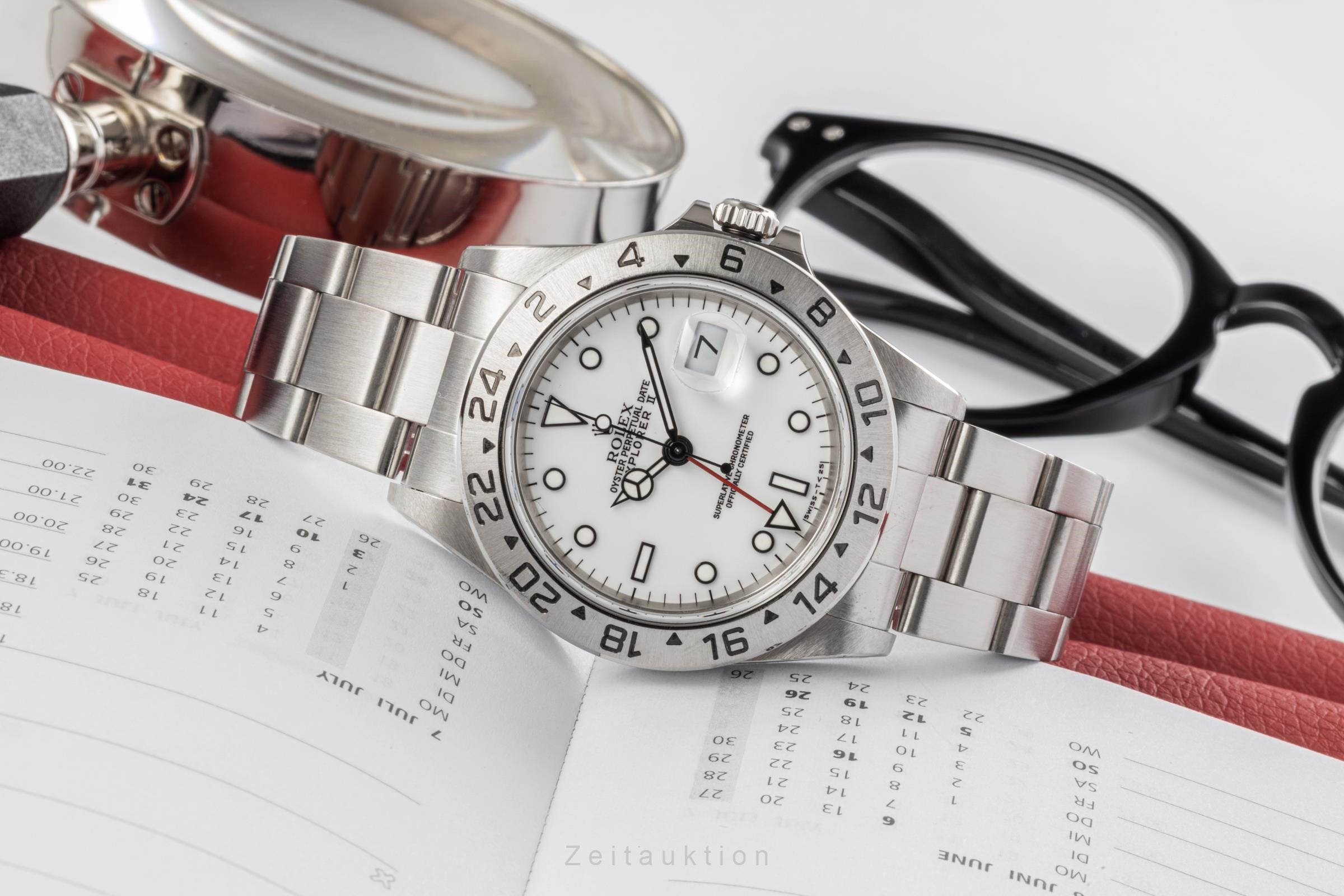 Rolex Explorer II steel automatic men's watch 16570  [2207526]