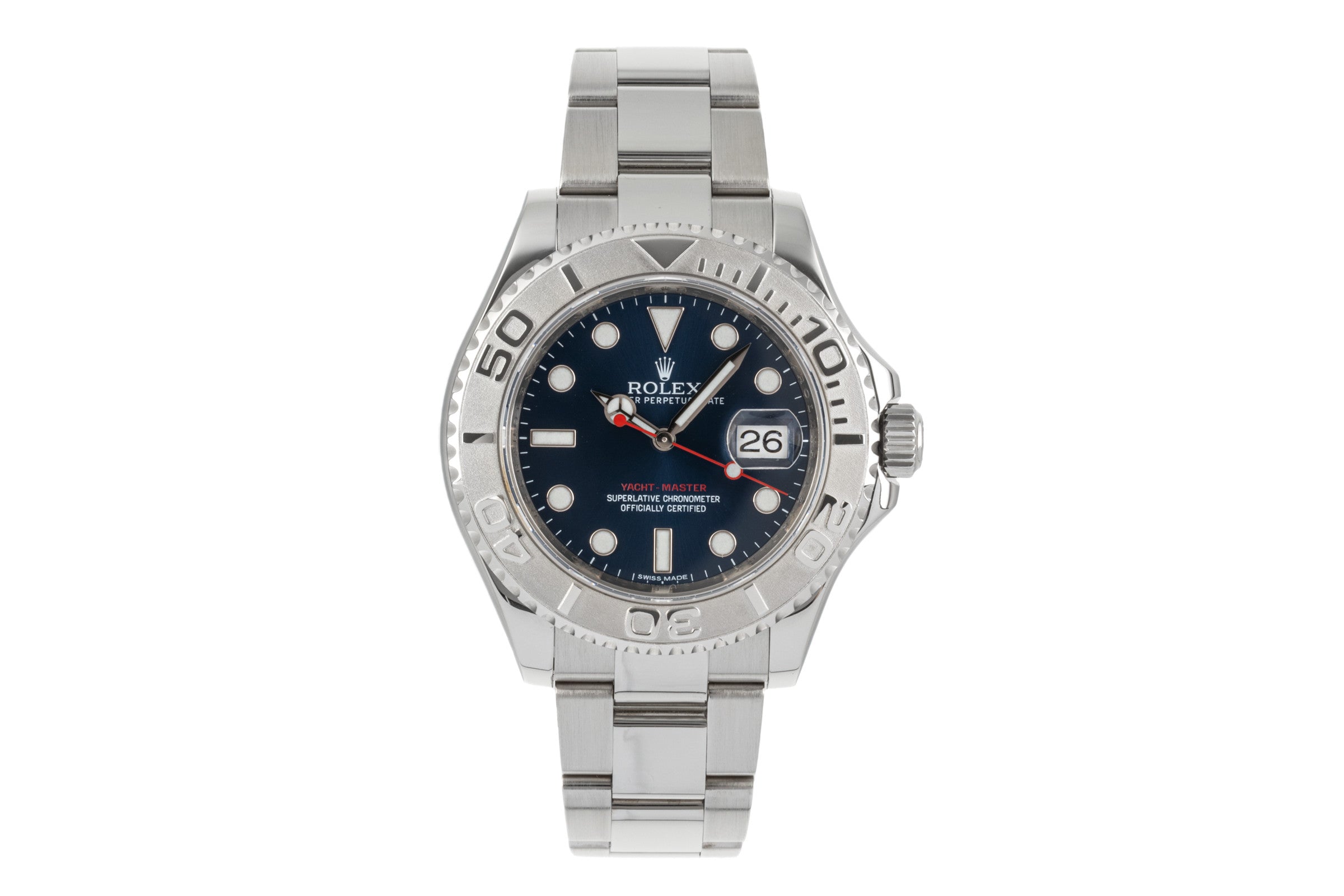 Rolex Yacht-Master steel / platinium automatic men's watch 116622  [2207545]