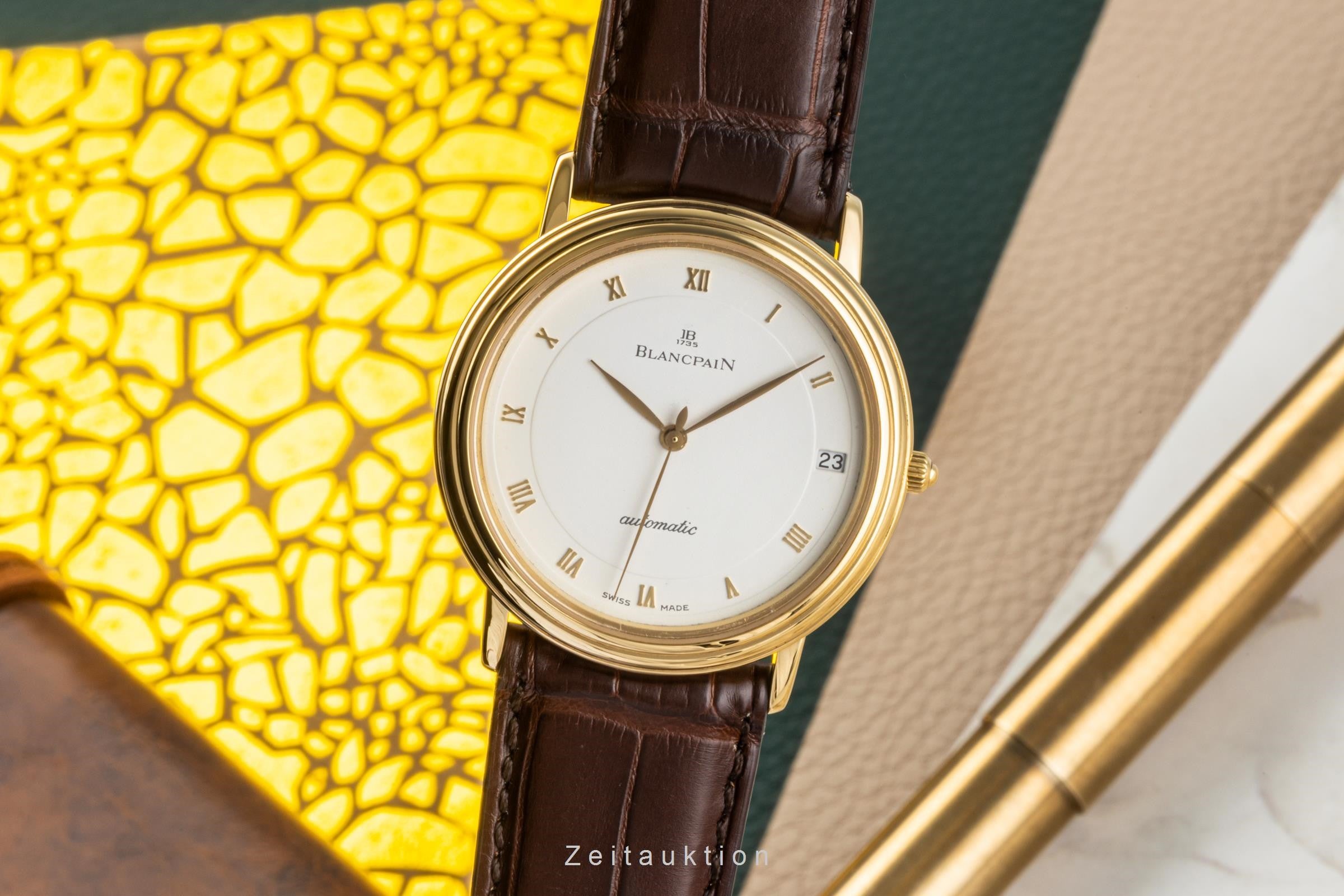 Blancpain Villeret 18 ct gold automatic men's watch 00951418  [2207593]