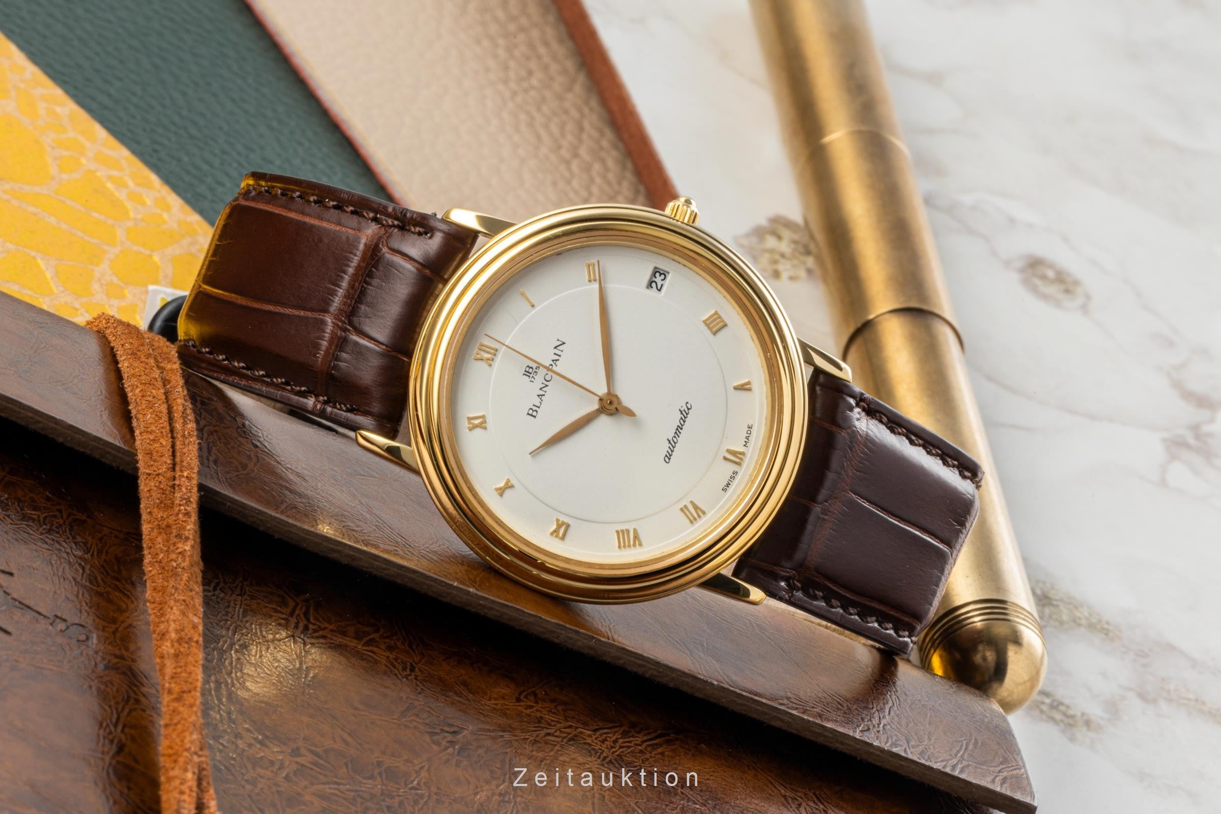 Blancpain Villeret 18 ct gold automatic men's watch 00951418  [2207593]