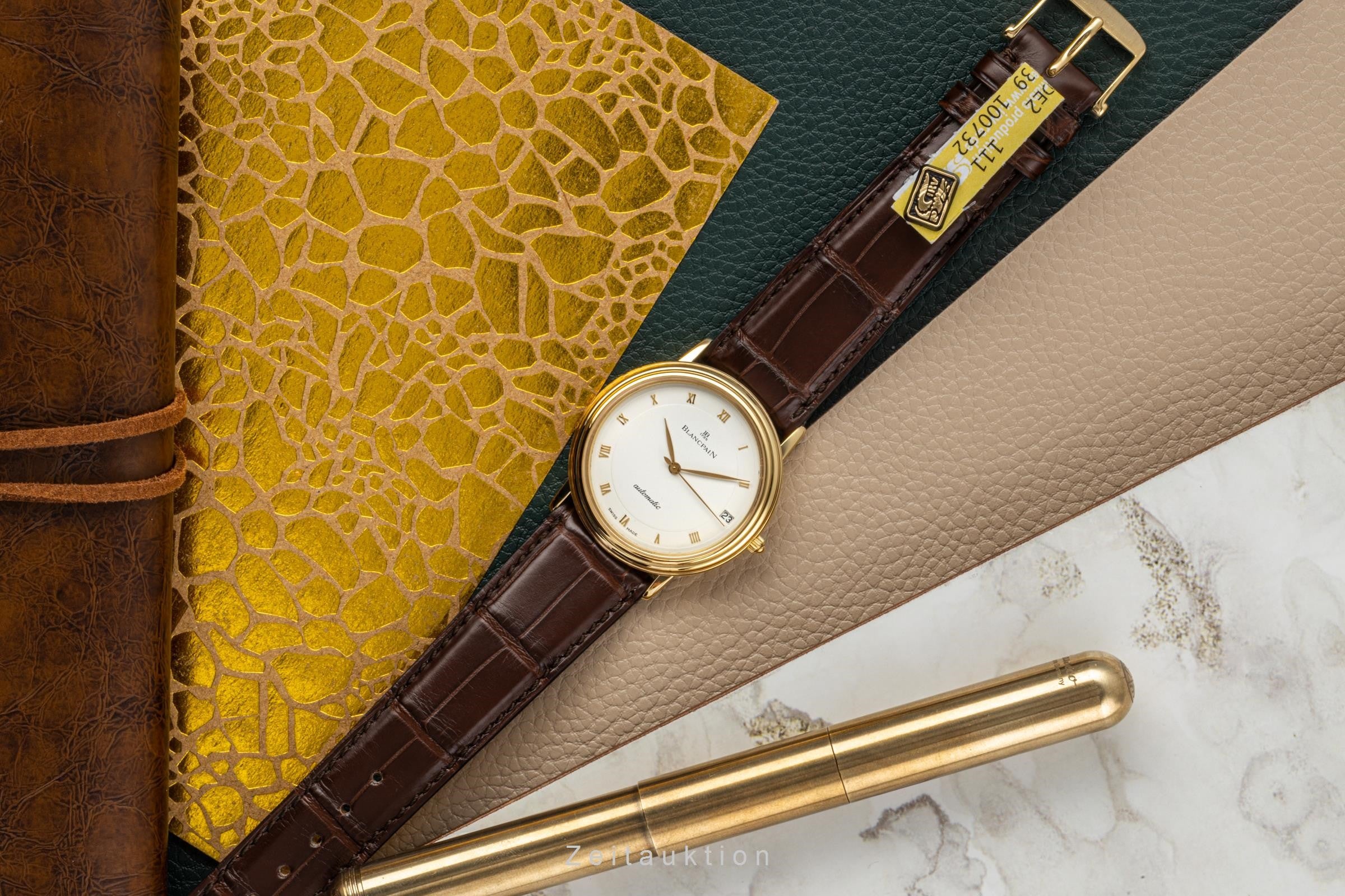 Blancpain Villeret 18 ct gold automatic men's watch 00951418  [2207593]