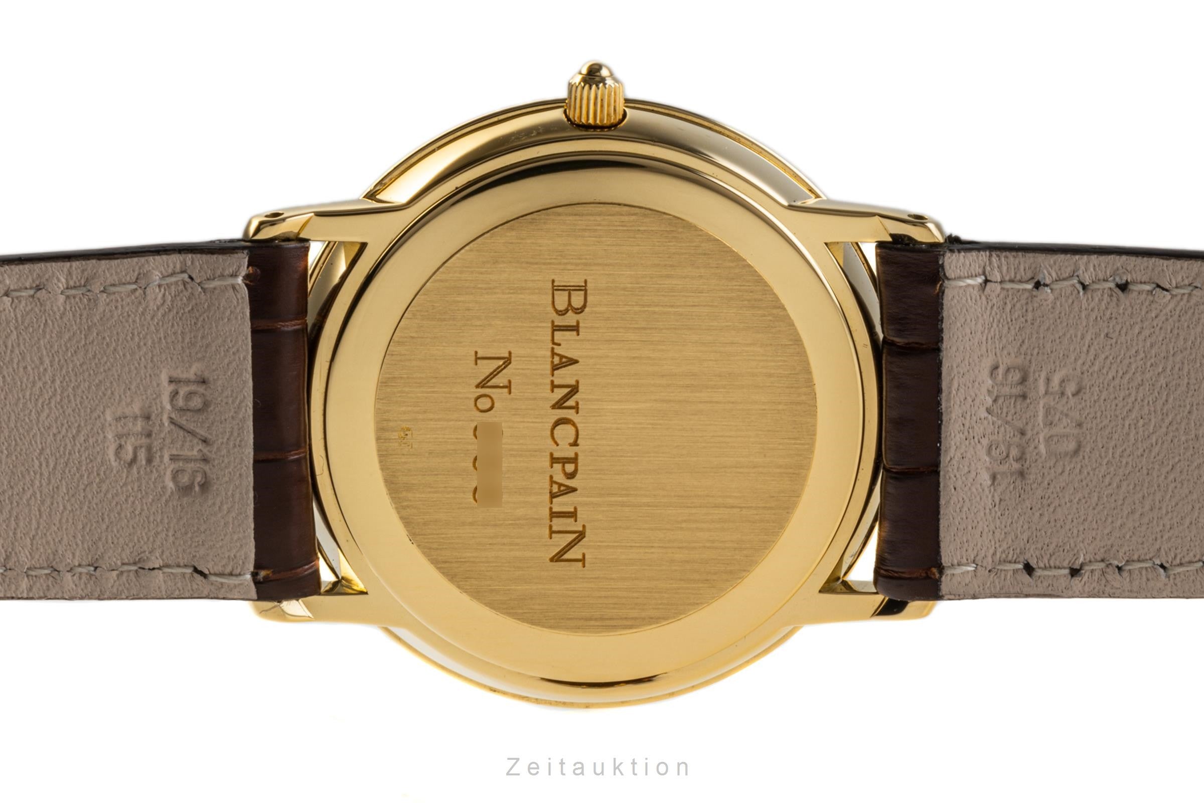 Blancpain Villeret 18 ct gold automatic men's watch 00951418  [2207593]