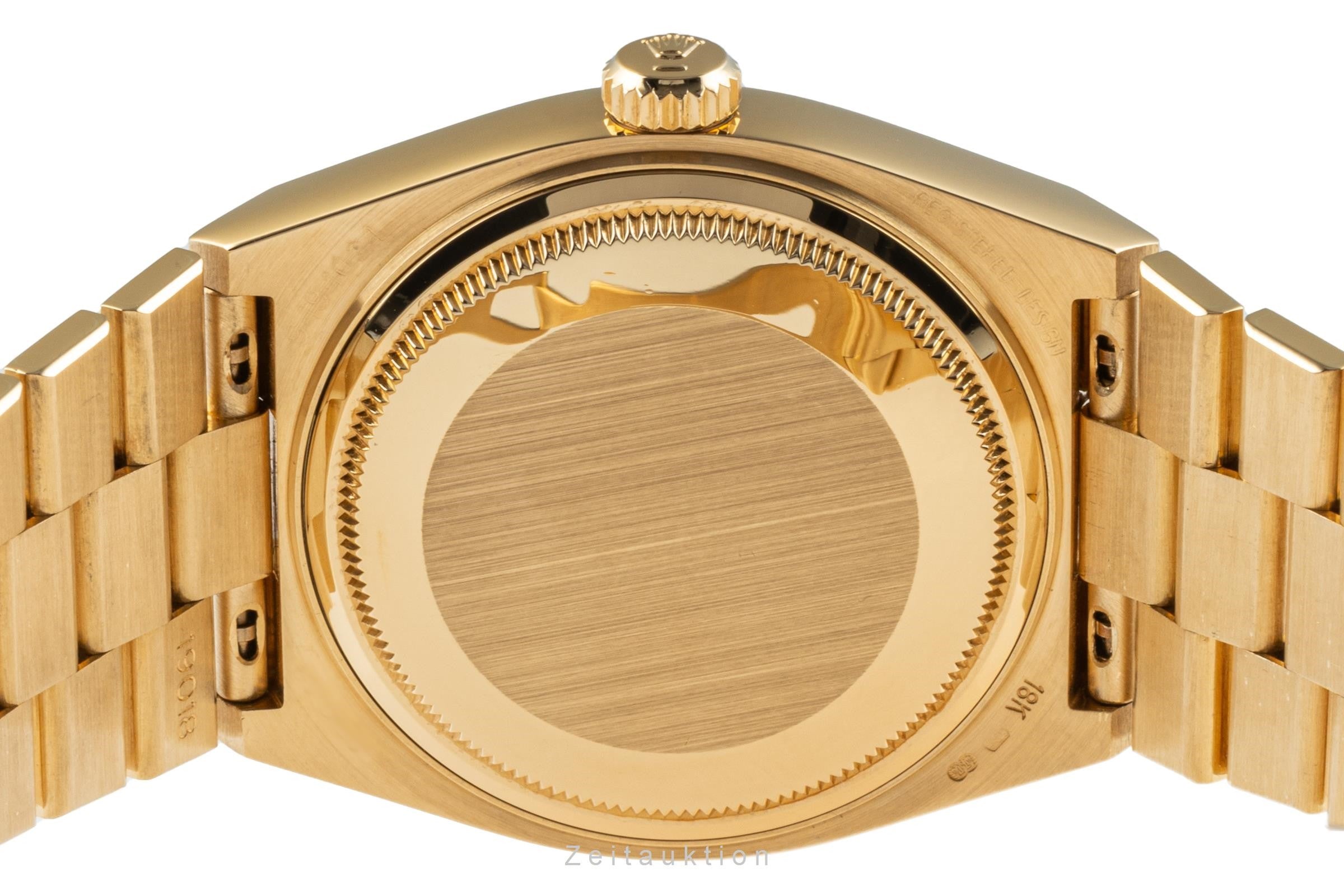 Rolex Day-Date Oysterquartz 18k (0,750) Gold Herrenuhr Ref. 19018 VP: 34400,- € [2207623]