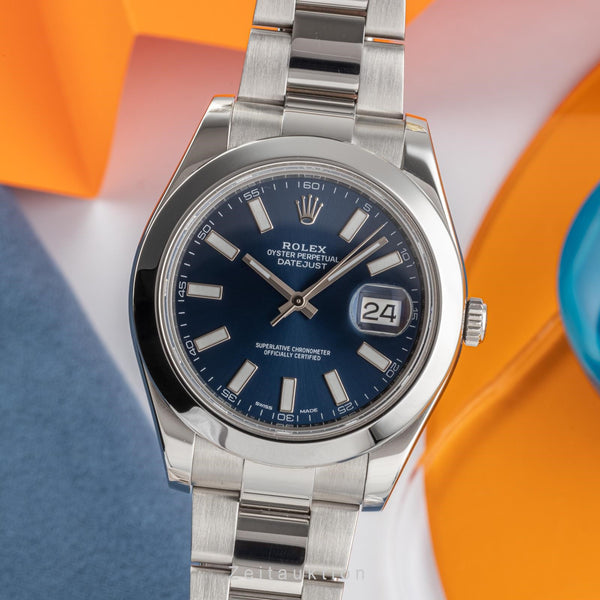 Rolex Datejust II 41 Oyster Perpetual Edelstahl Automatik Herrenuhr Ref. 116300  [2207684]