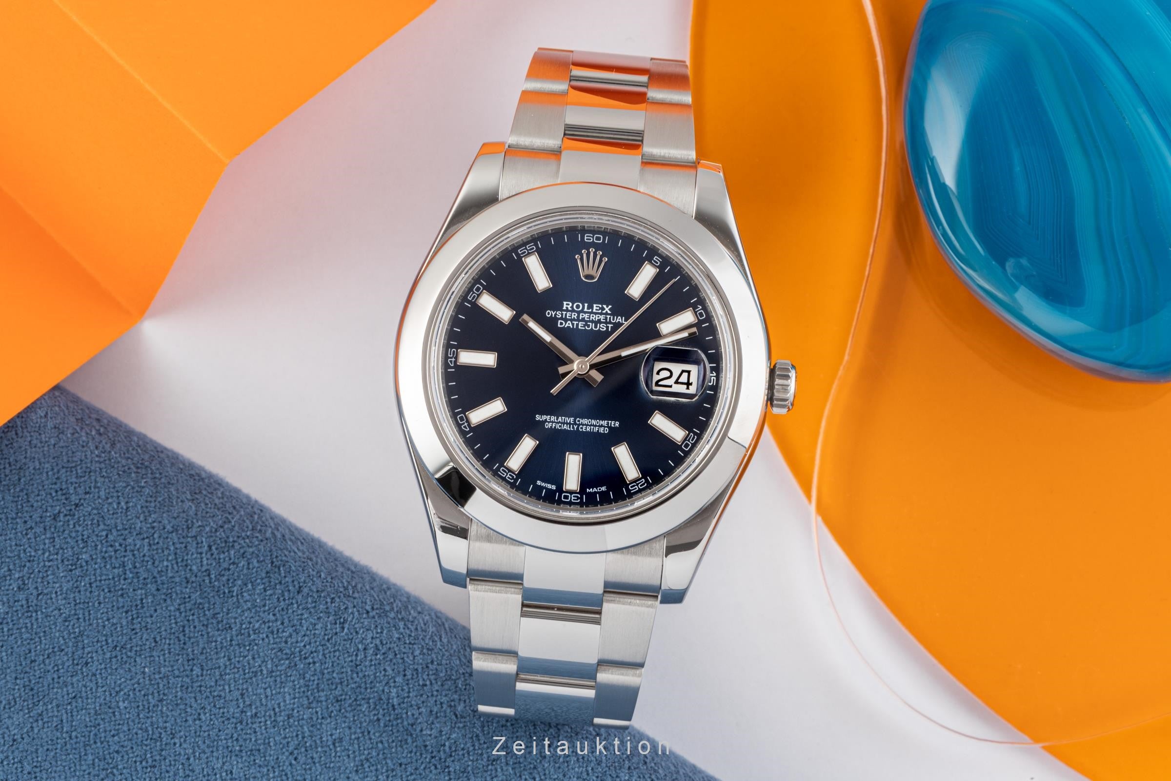 Rolex Datejust II 41 Oyster Perpetual Edelstahl Automatik Herrenuhr Ref. 116300  [2207684]