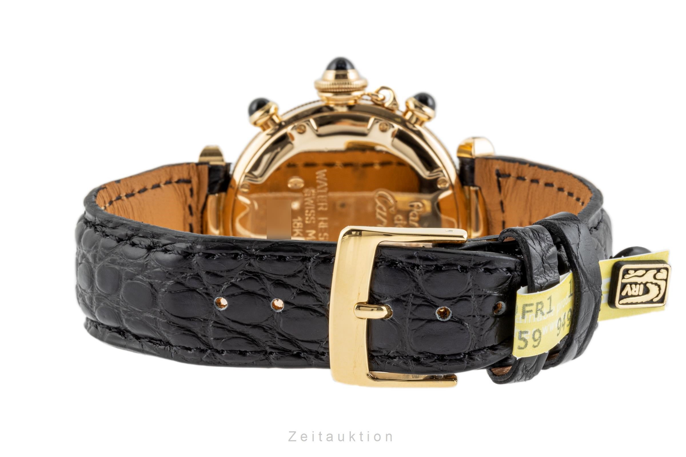 Cartier Pasha 18K (0,750) Gold Chronograph Datum Herrenuhr Ref. 1353 Klassiker [2207688]