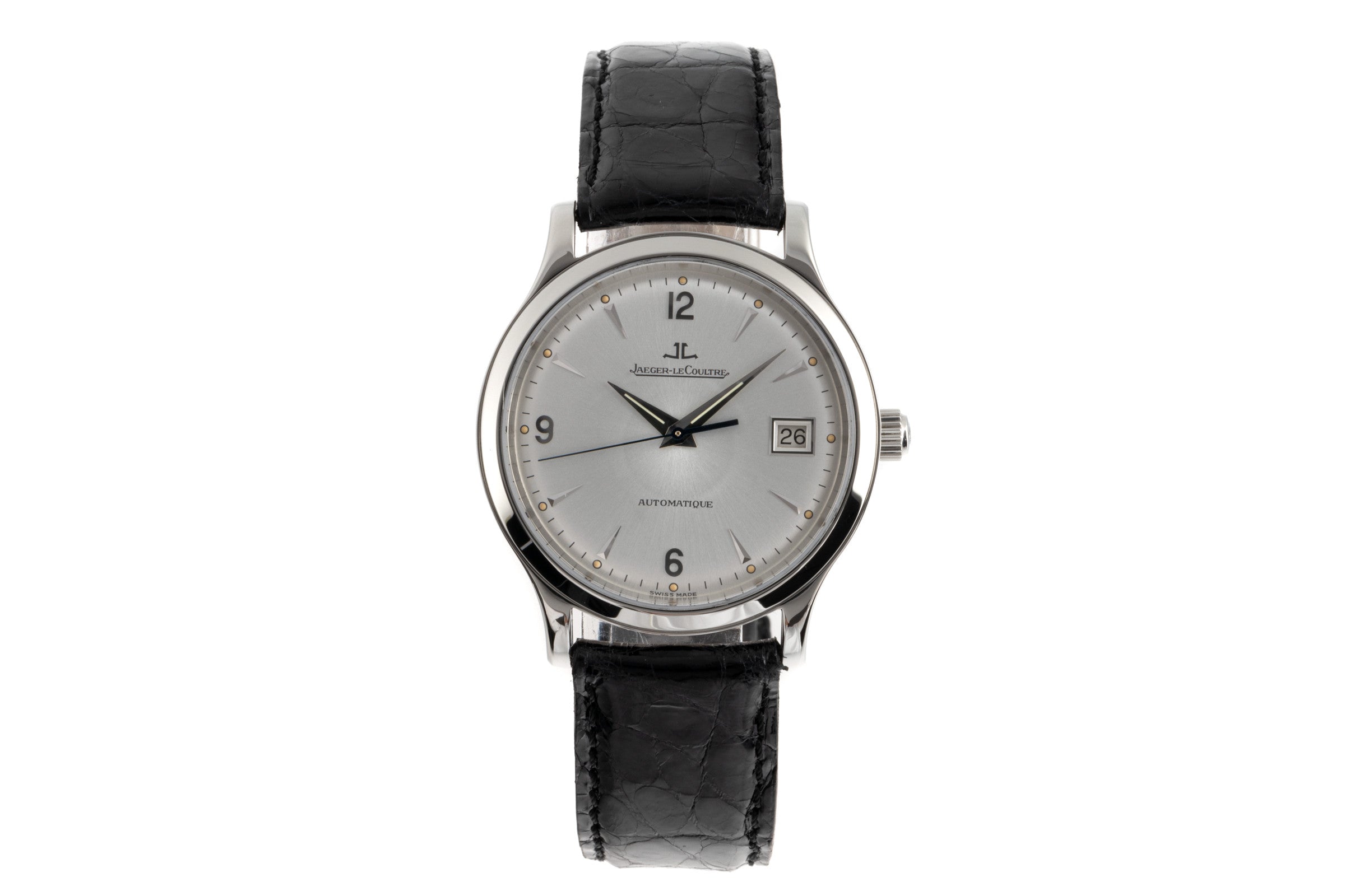 Jaeger LeCoultre Master Control steel automatic men's watch 140.8.89,140.840.892  [2207718]