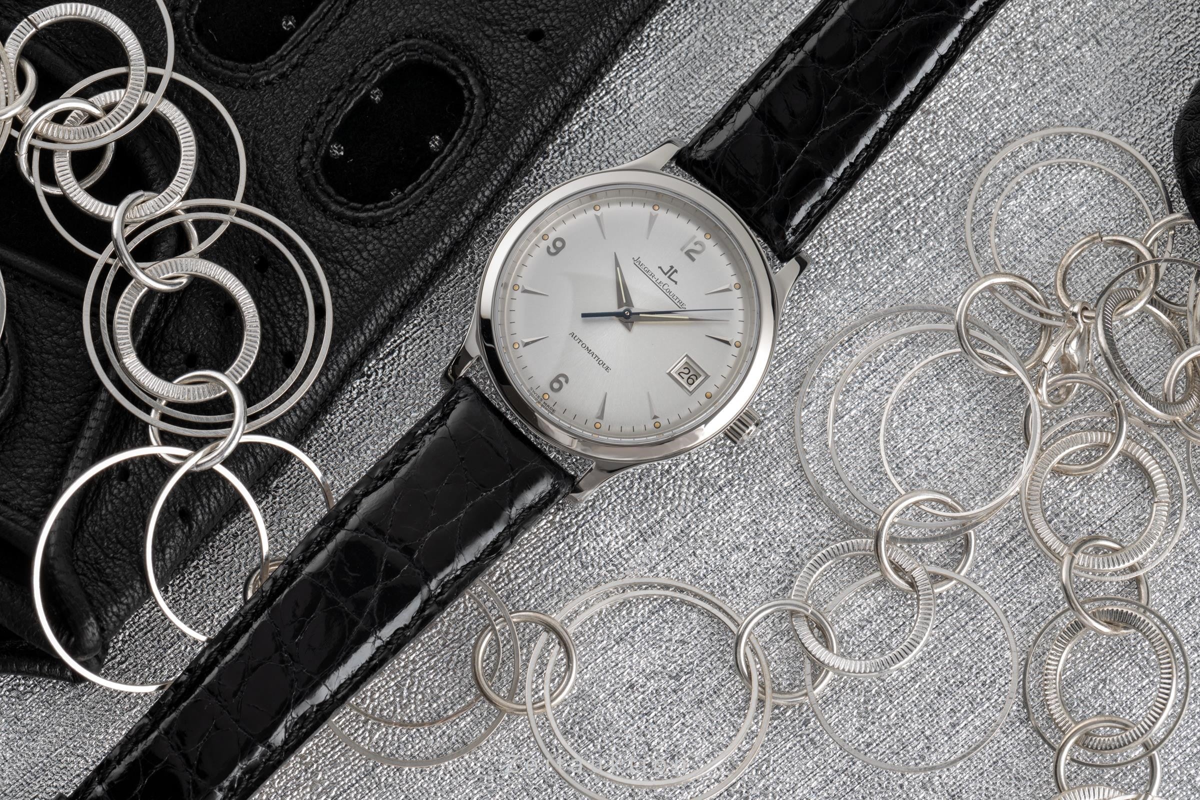 Jaeger LeCoultre Master Control steel automatic men's watch 140.8.89,140.840.892  [2207718]