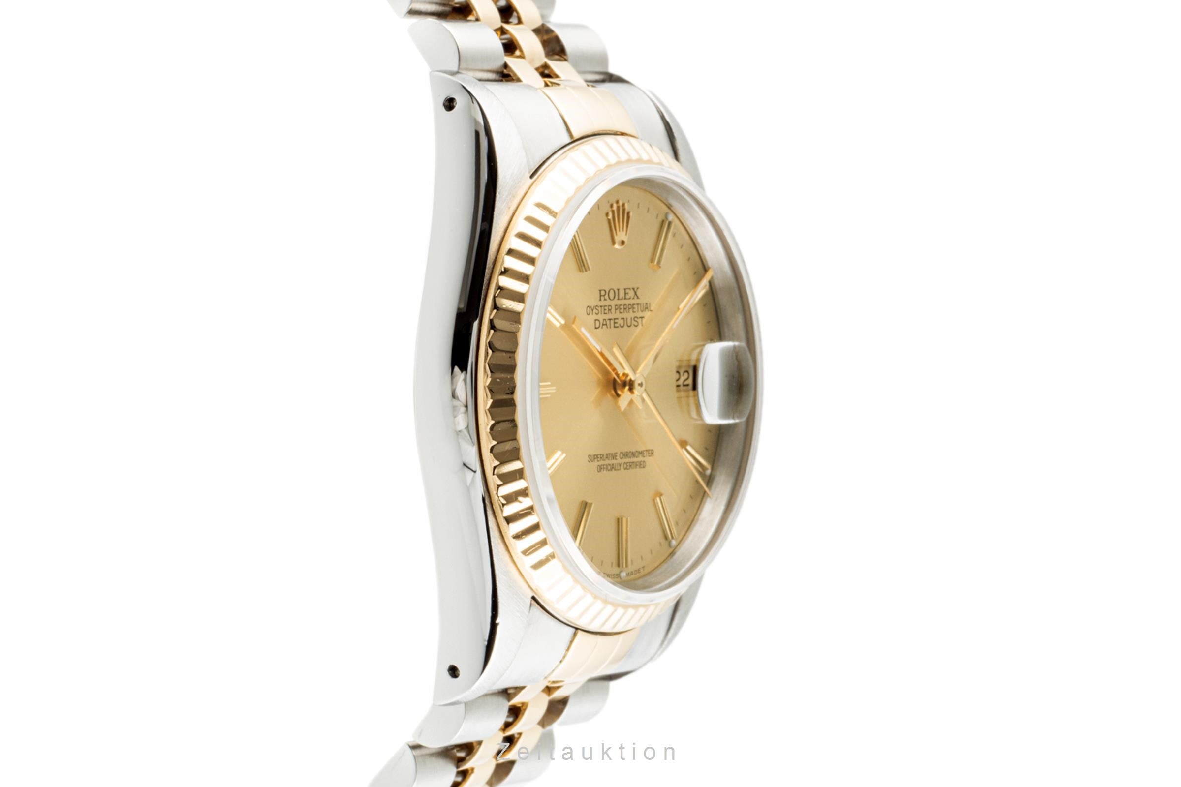 Rolex Datejust 36 Oyster Stahl / Gold Automatik Herrenuhr Ref. 16233 VP: 12450 € [2207730]