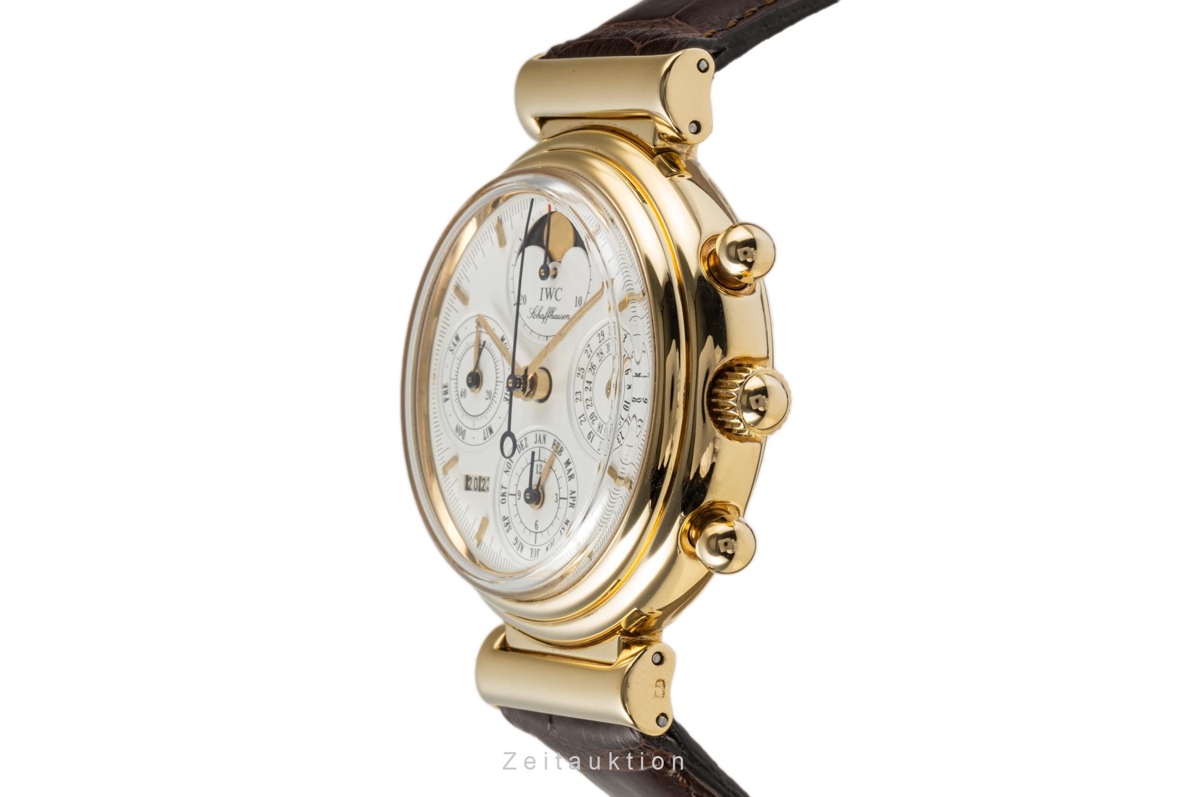 IWC Da Vinci chronograph 18 ct gold automatic men's watch 3750 VP: 41500EUR  [2300006]